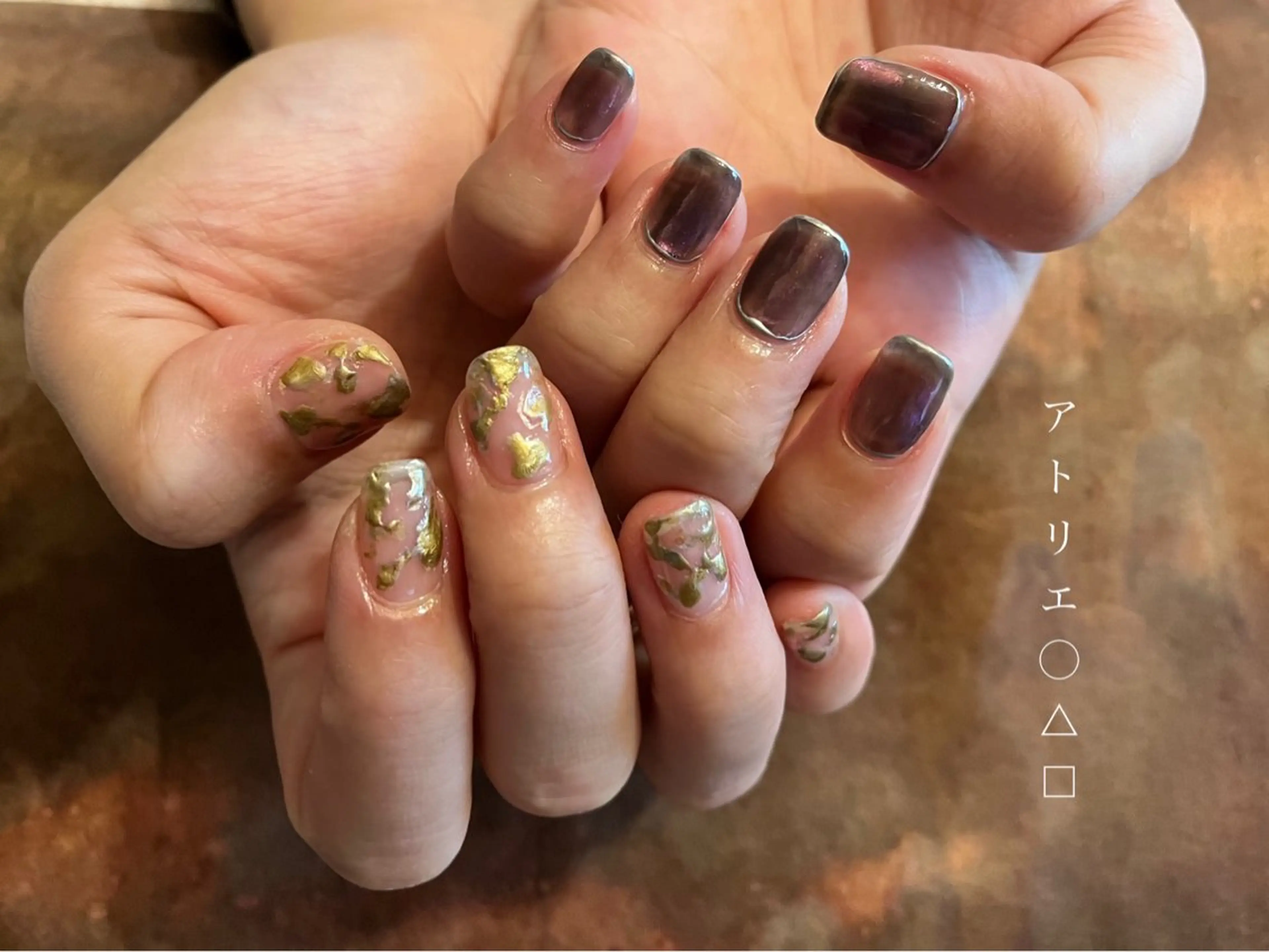 ネイル ハンドネイル アトリエ ○△□のネイルデザイン