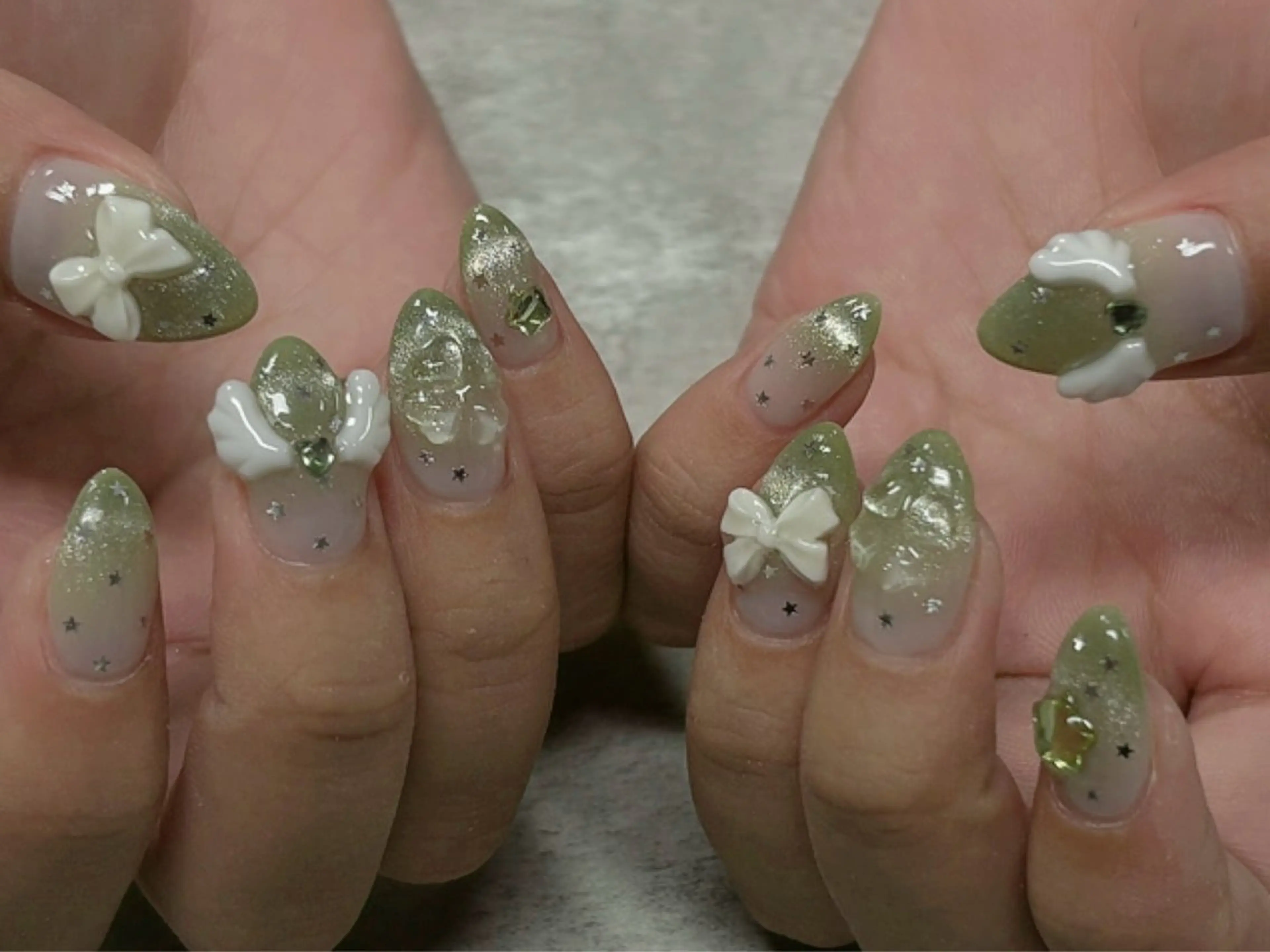 ネイル ハンドネイル Protea きぬがわ らむのネイルデザイン