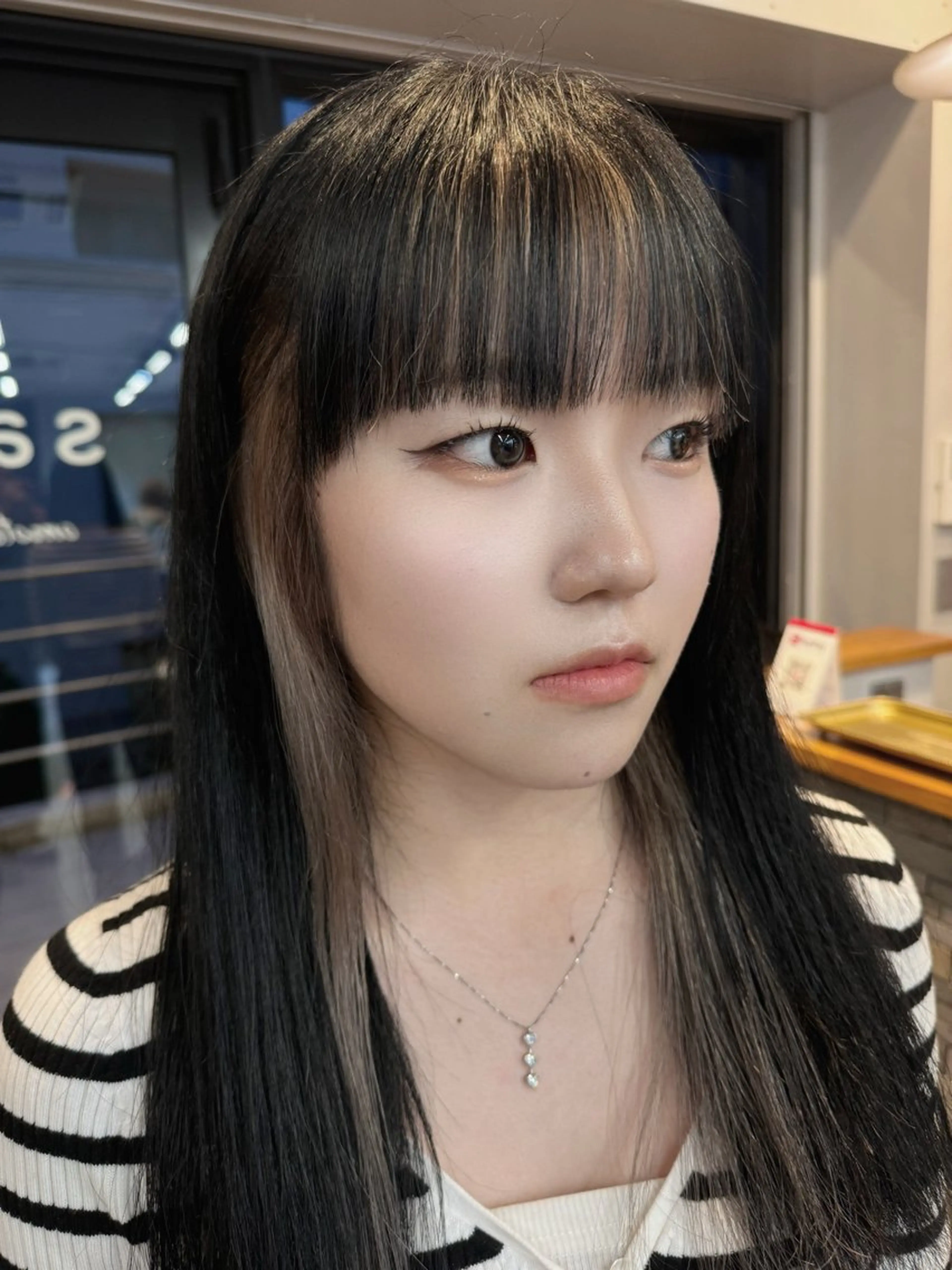 カラー ヘアカラー トリートメント 銀座/インナーカラー /髪質改善/せいぎのヘアスタイル