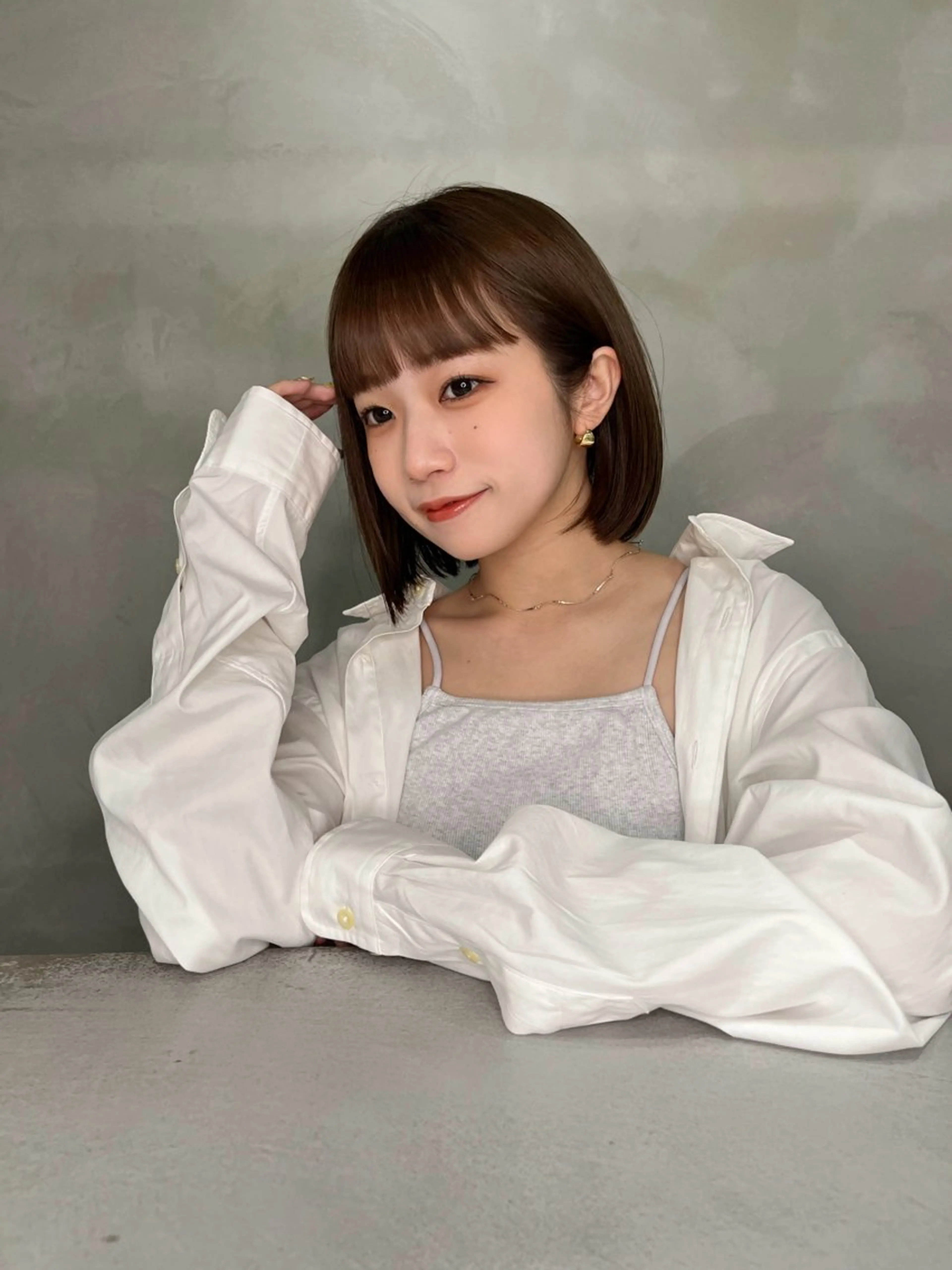 ショート カラー 浦和Lond 山本賢人のヘアスタイル