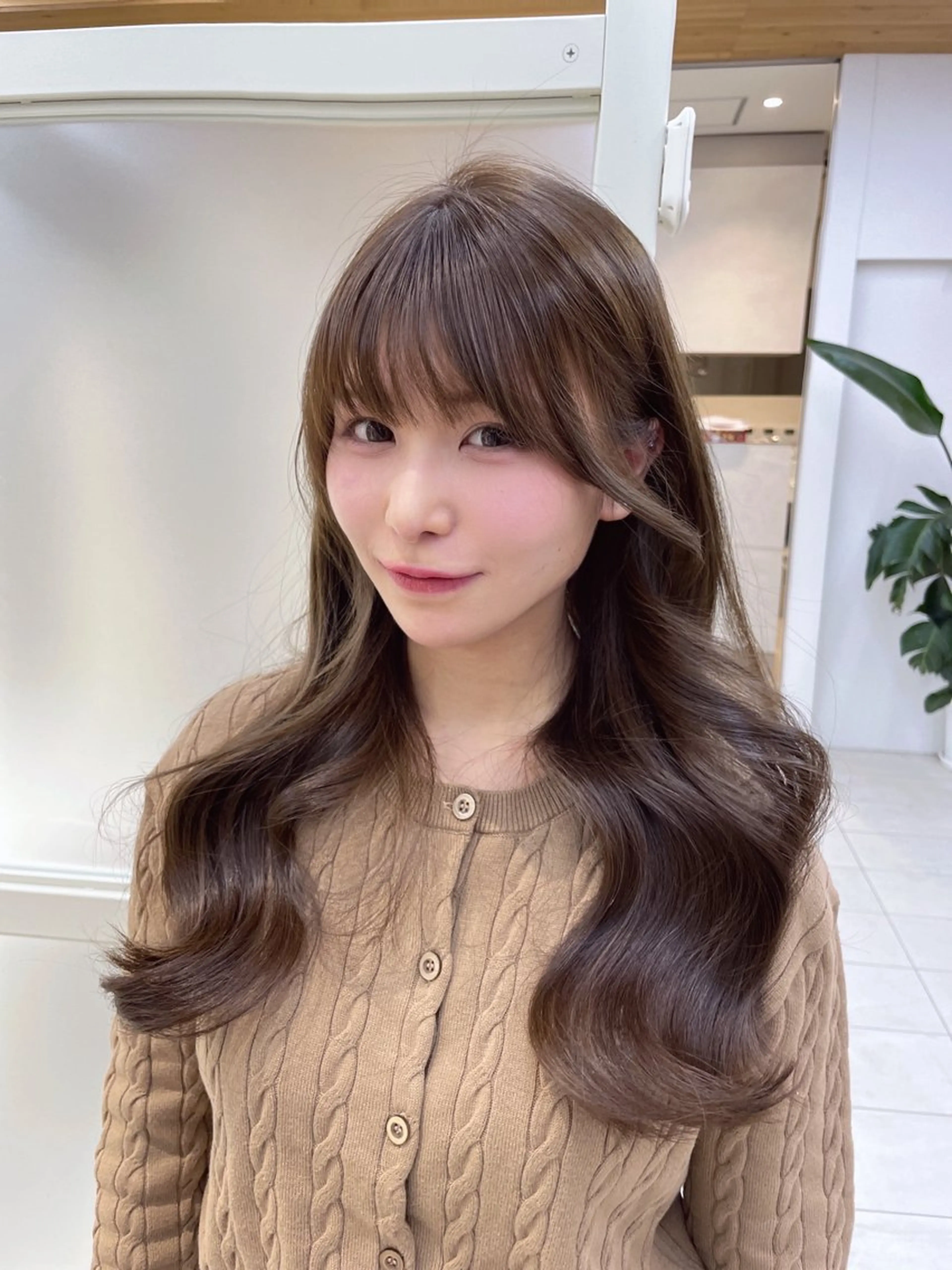 ミディアム 顔周り/透明感カラー /韓国ヘア/TAKUのヘアスタイル