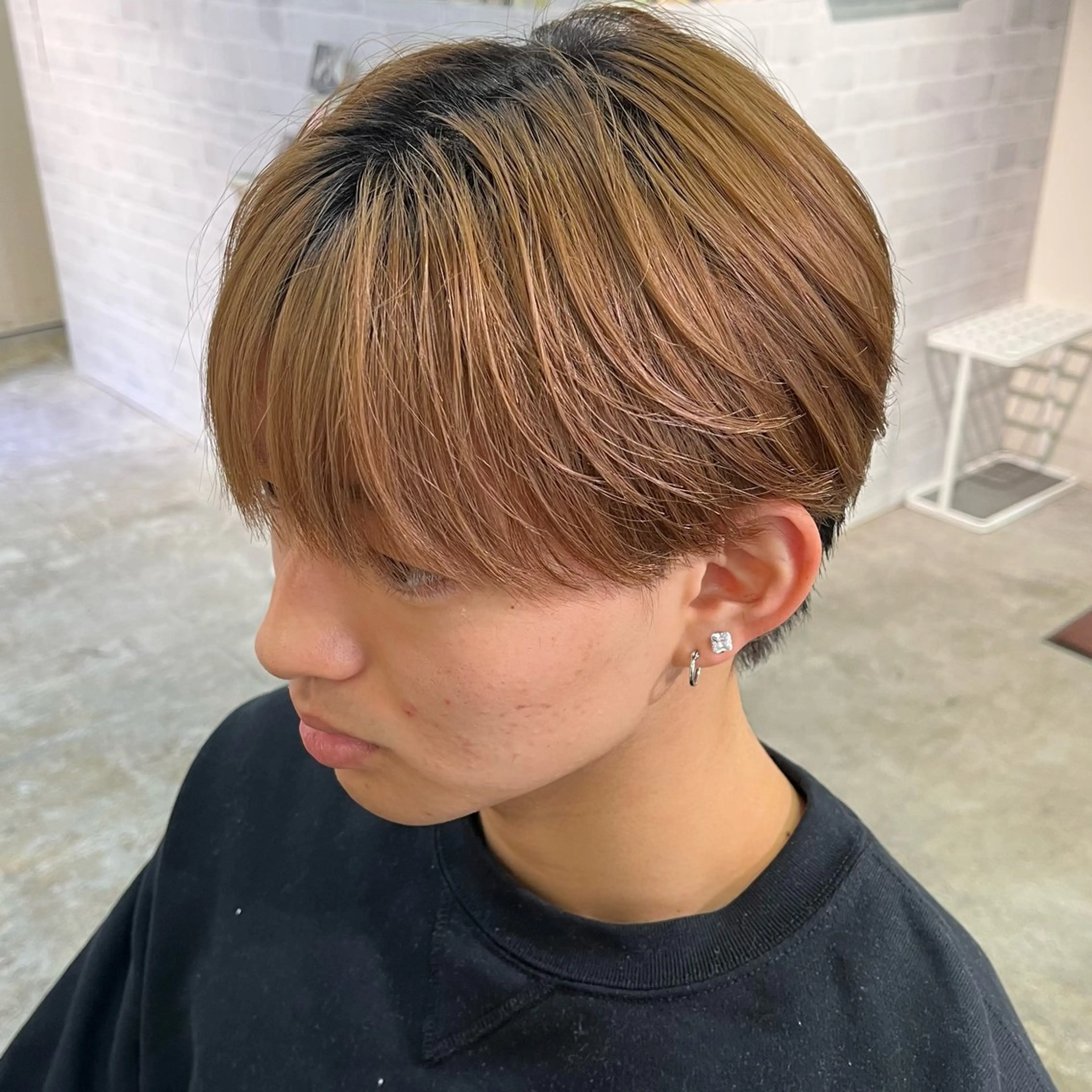 メンズ カット フェザーパーマ🌙 毛流れ yuzukiのヘアスタイル