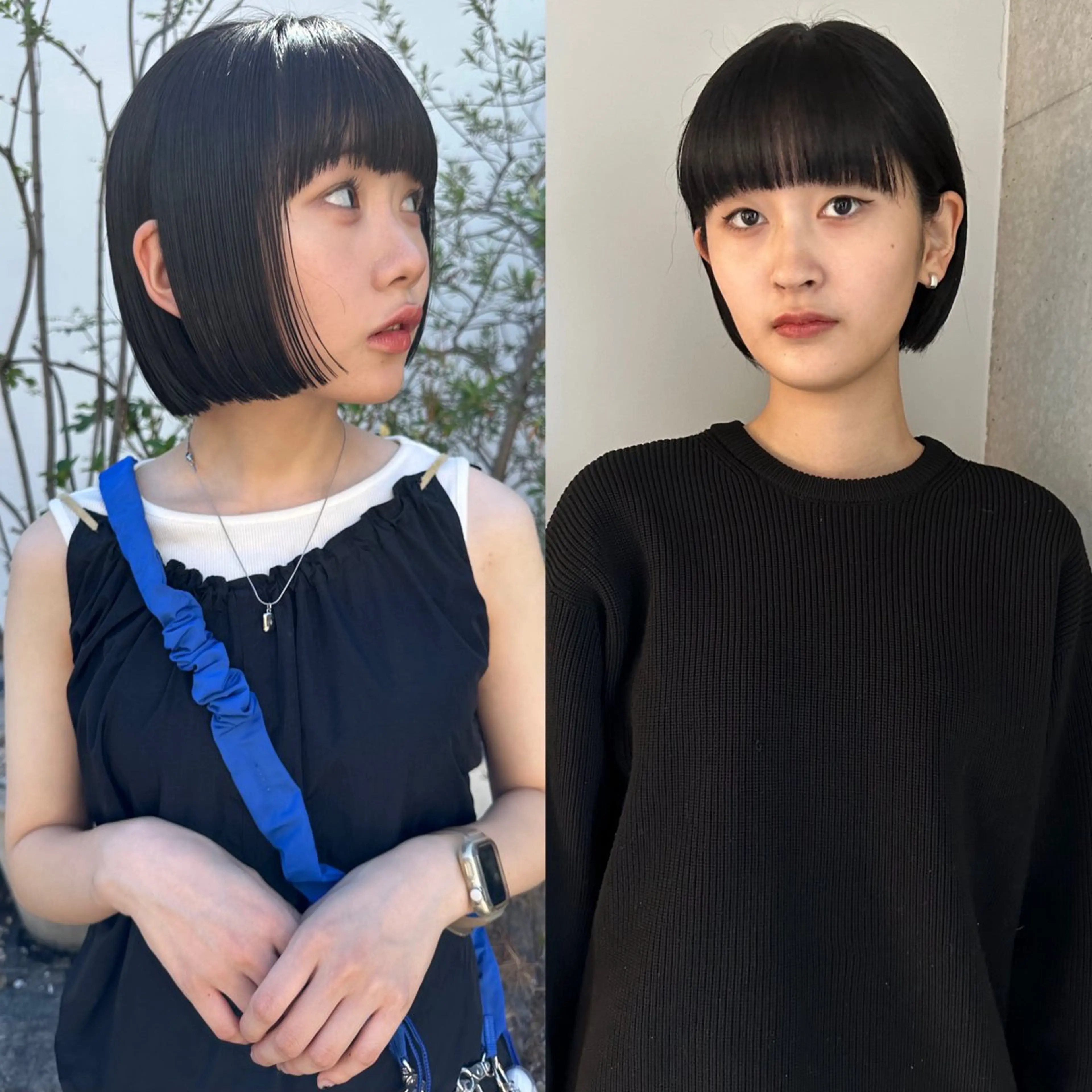 ミディアム カット ボブ/似合わせカット /ニュアンスカラーのヘアスタイル