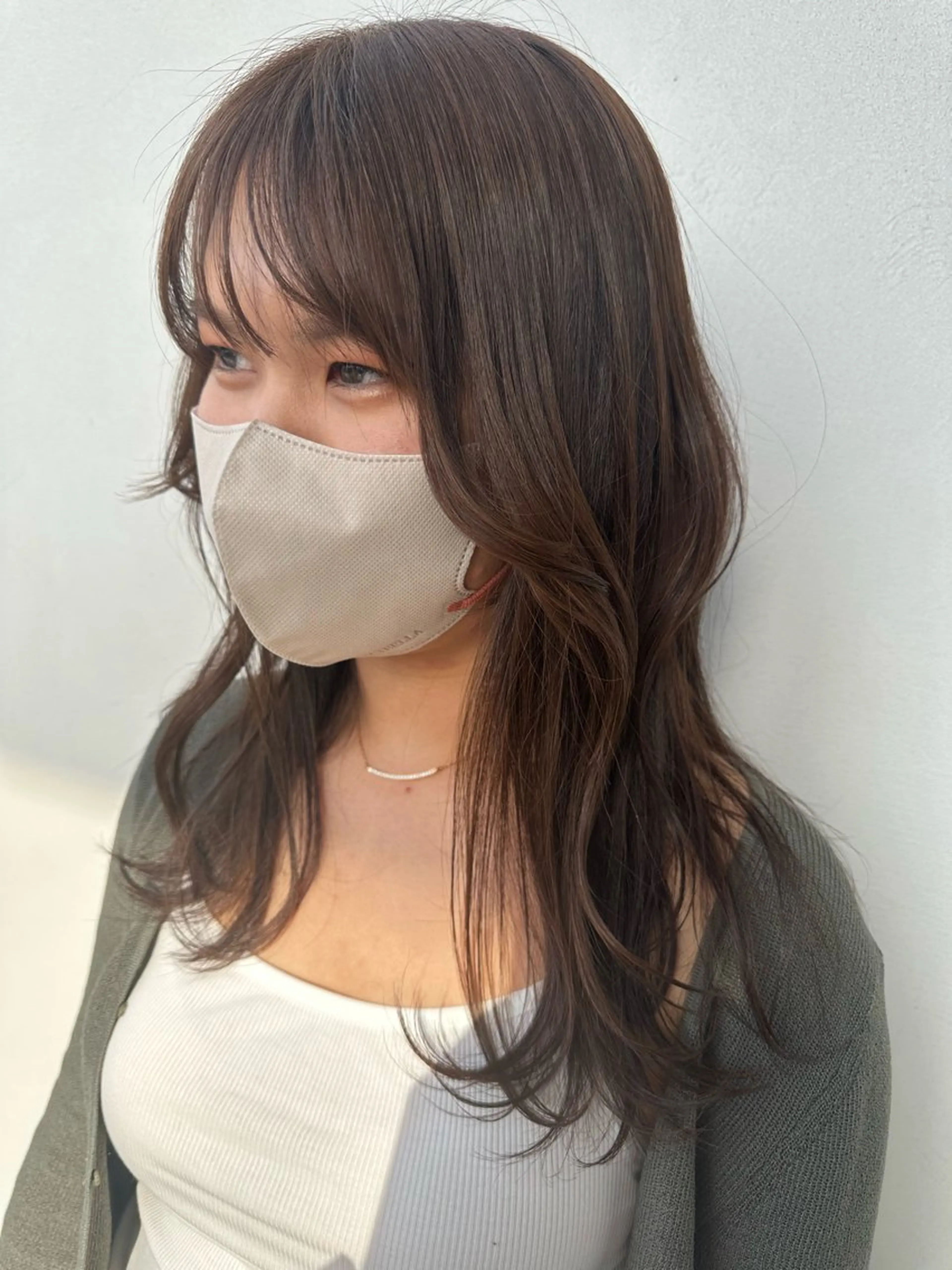 ミディアム カラー 遠藤 愛莉のヘアスタイル