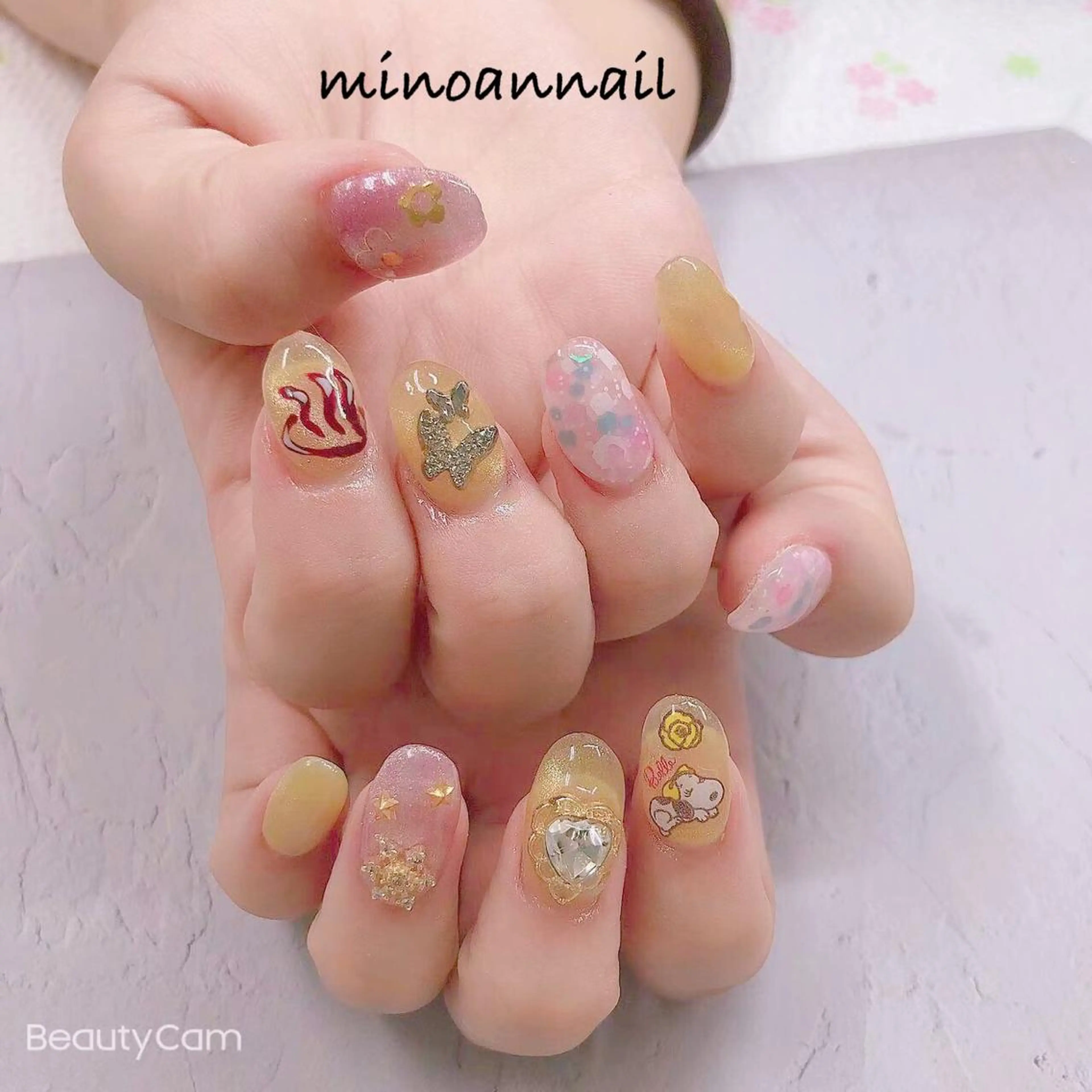 ネイル 美ノ庵ネイルサロン メトロポリタン前店のネイルデザイン