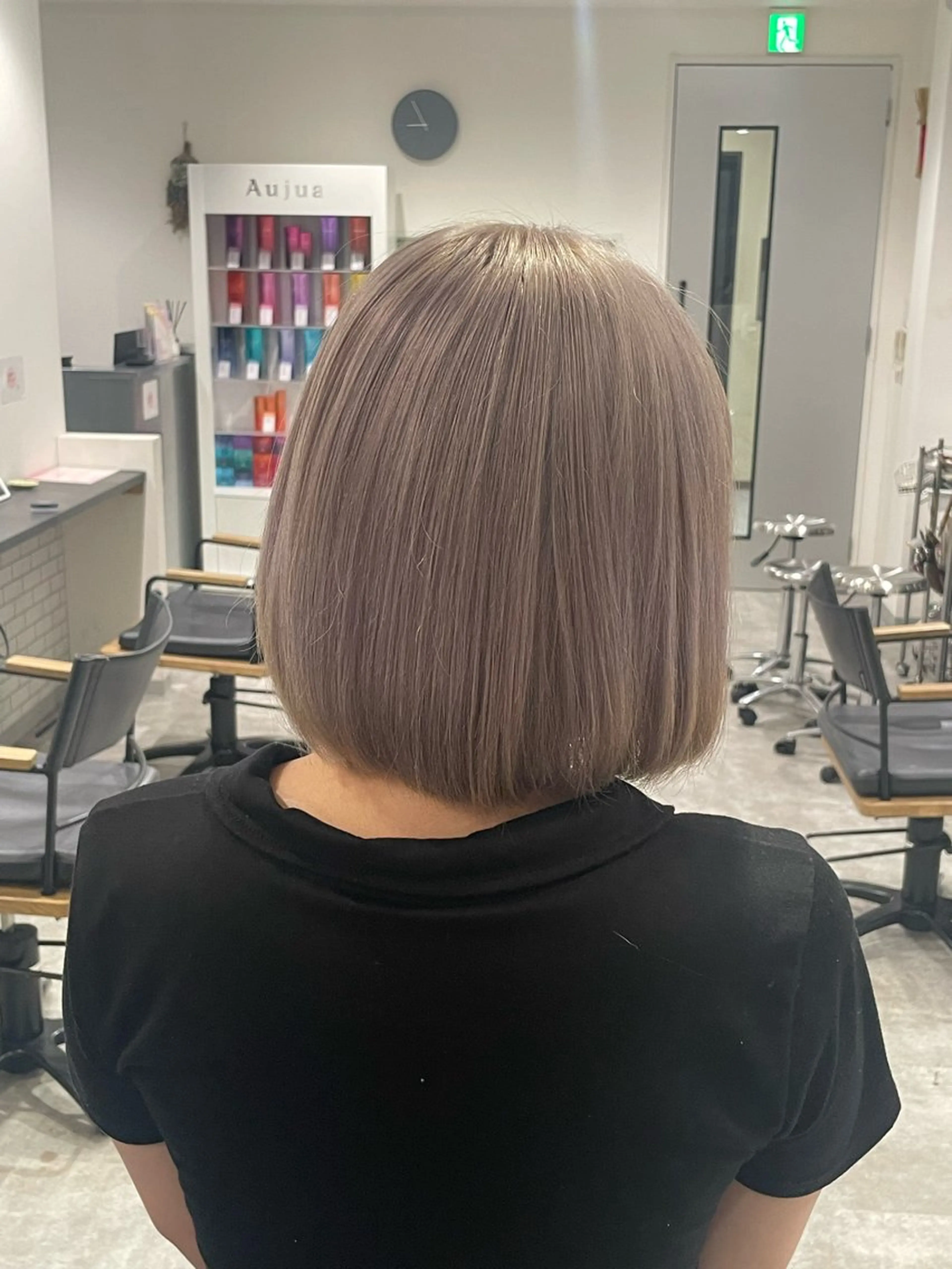 ミディアム カラー ヘアカラー トリートメント GaKu/ハイトーン /ブリーチ/レイヤーのヘアスタイル