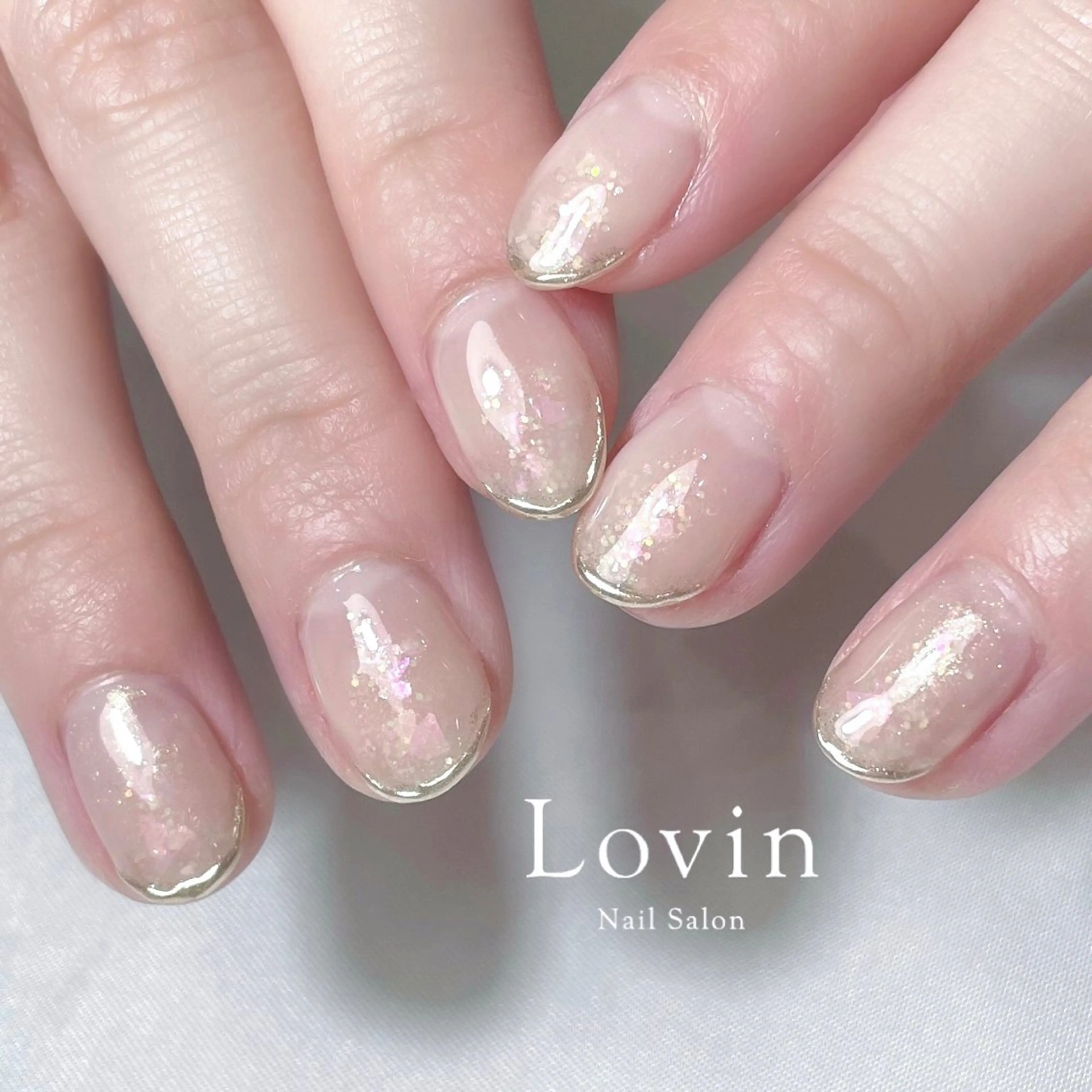 ネイル ジェルネイル オフィスネイル パラジェル パラジェル認定サロンk-two nail所属・Azegami Minaのネイルデザイン