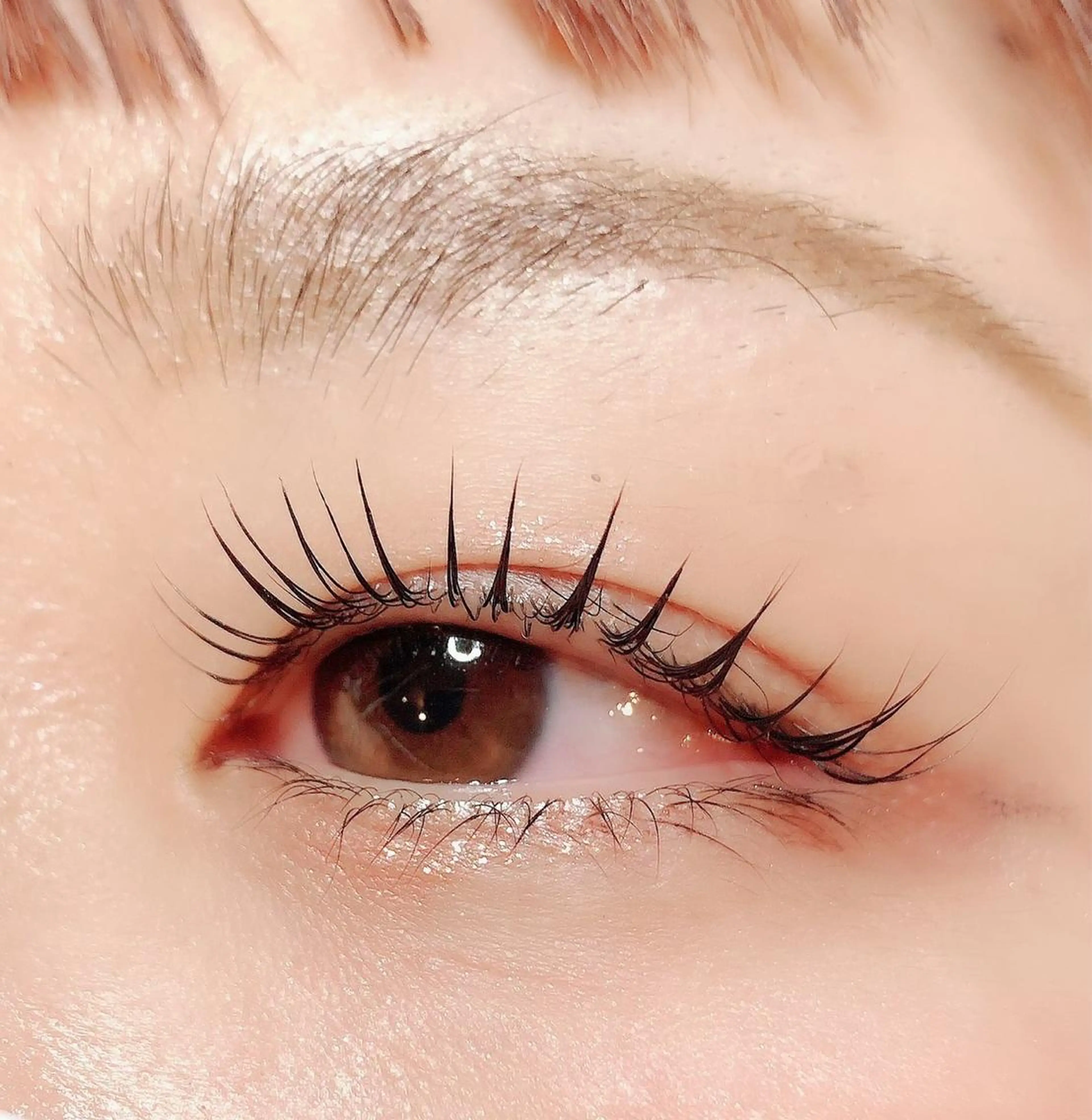 マツエク・マツパ 一重×まつ毛パーマ マツパ 福田・理美容室所属・フクダ理美容室 nanaのマツエク・マツパデザイン