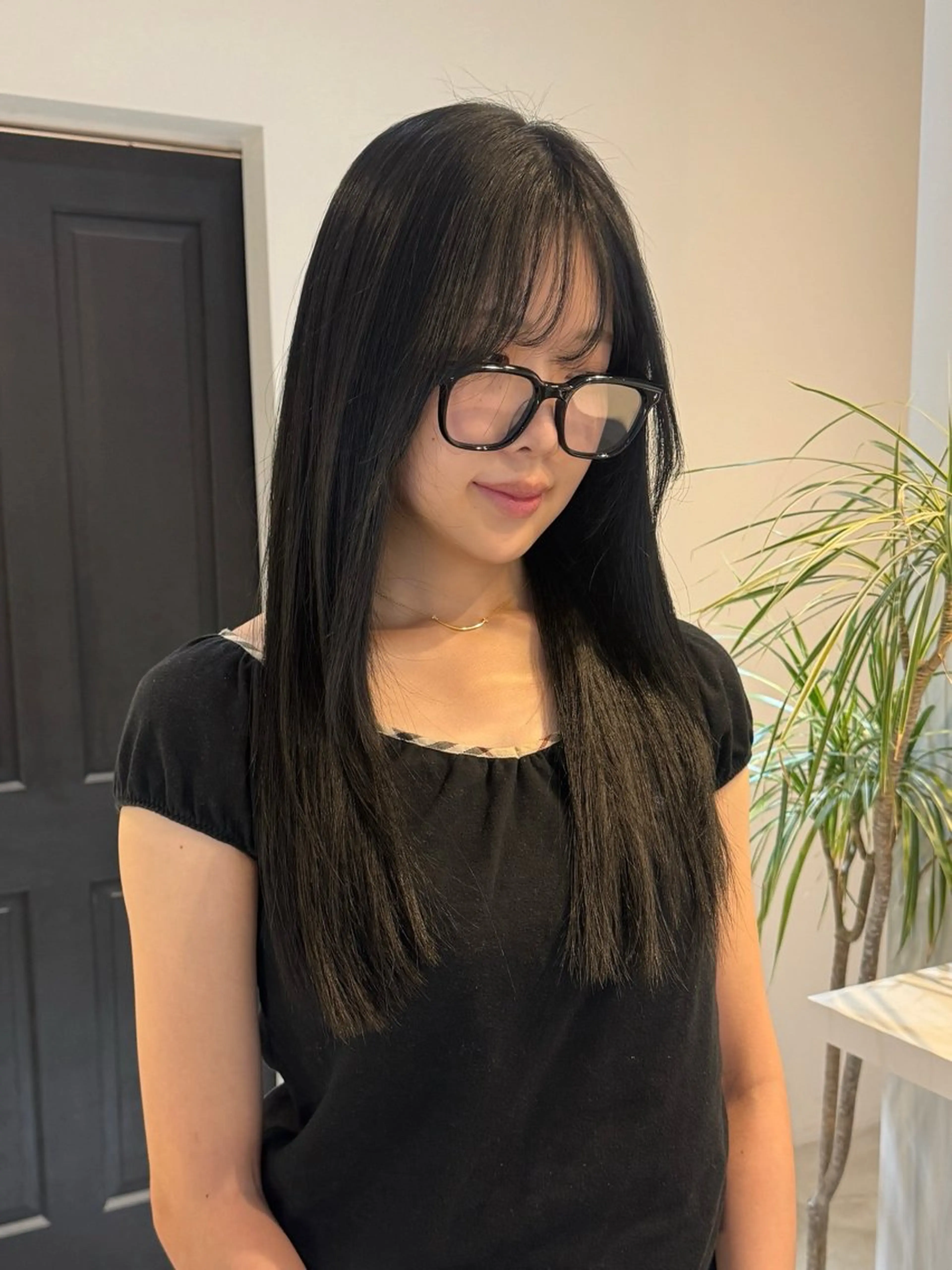 ロング カラー ヘアカラー 華奈/オリーブ/ ベージュ/抜け感🥣のヘアスタイル