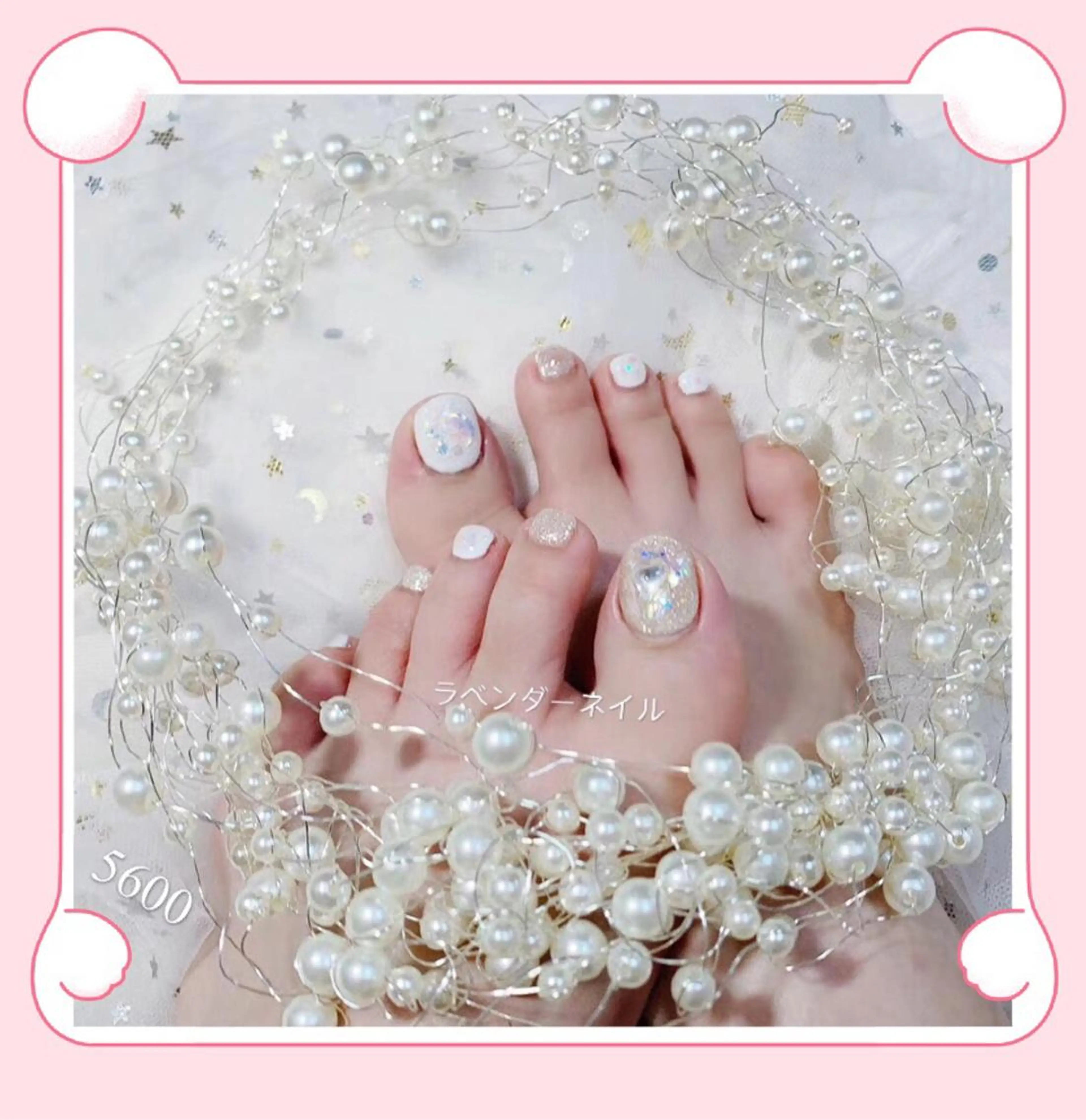 ネイル ラベンダー💖日暮里 ルル💖ネイルのネイルデザイン