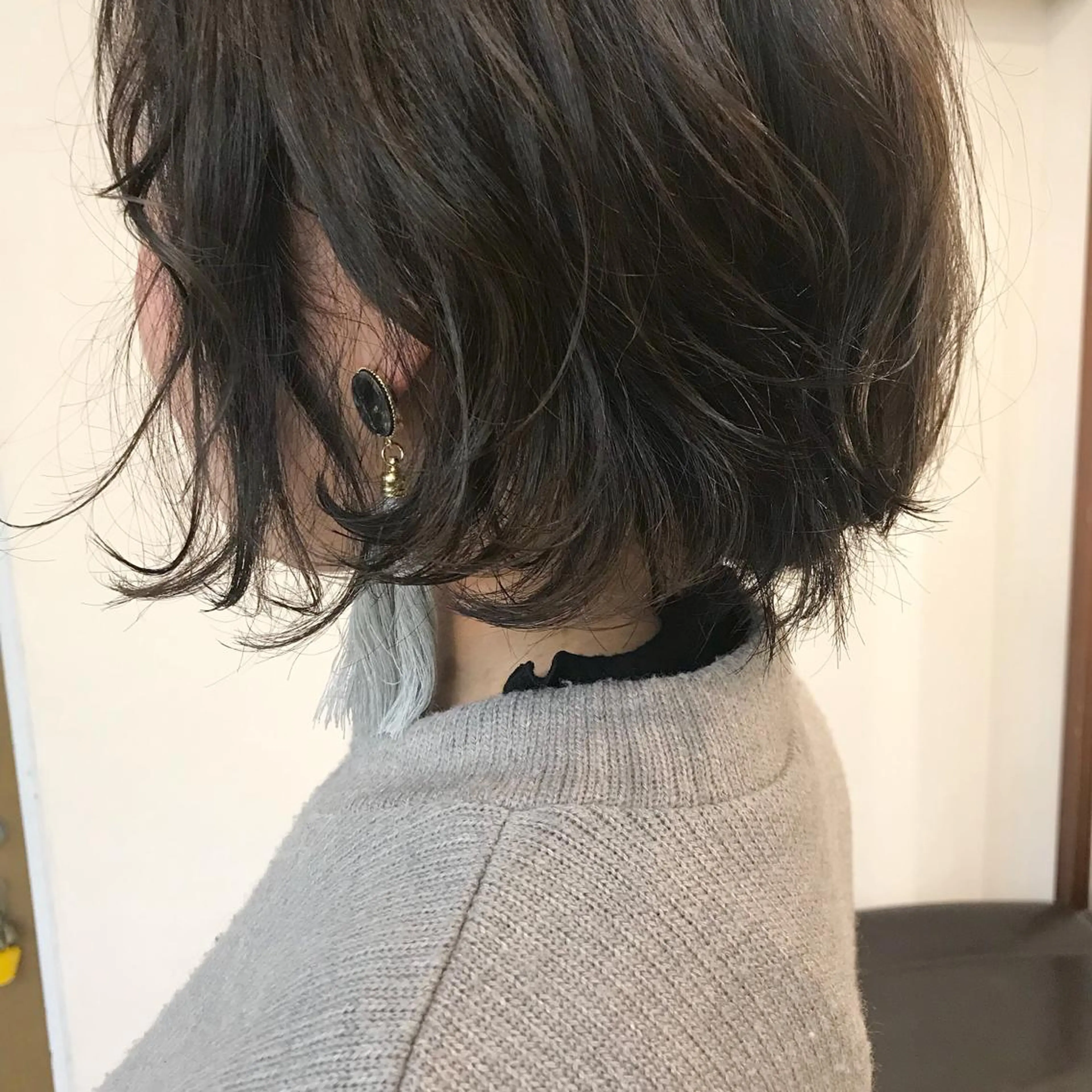 ショート Click所属・クニモトハルナ ボブ/柔らかカラーのヘアスタイル