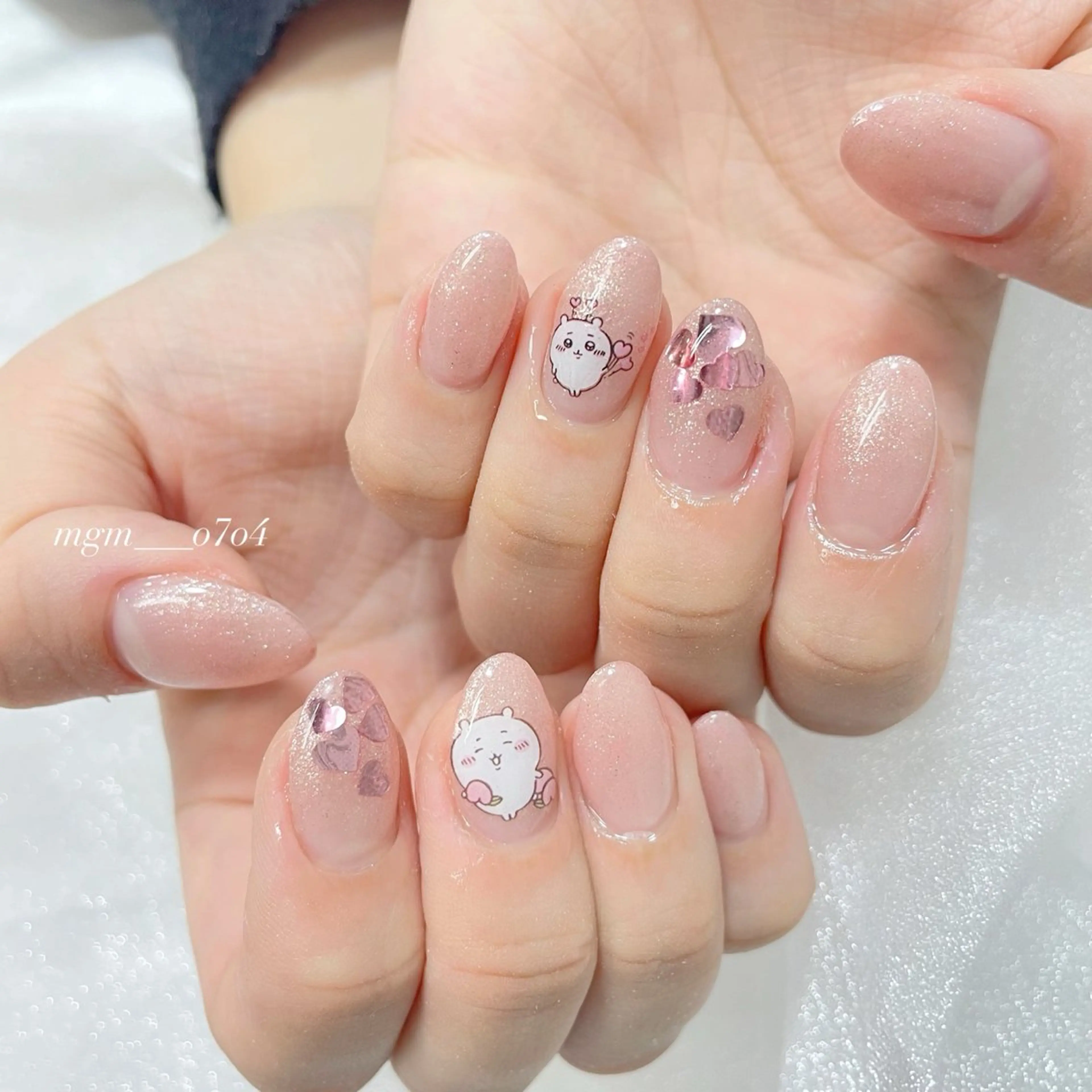 ネイル ハンドネイル ハンドケア MoON...❤︎ MeGuのネイルデザイン