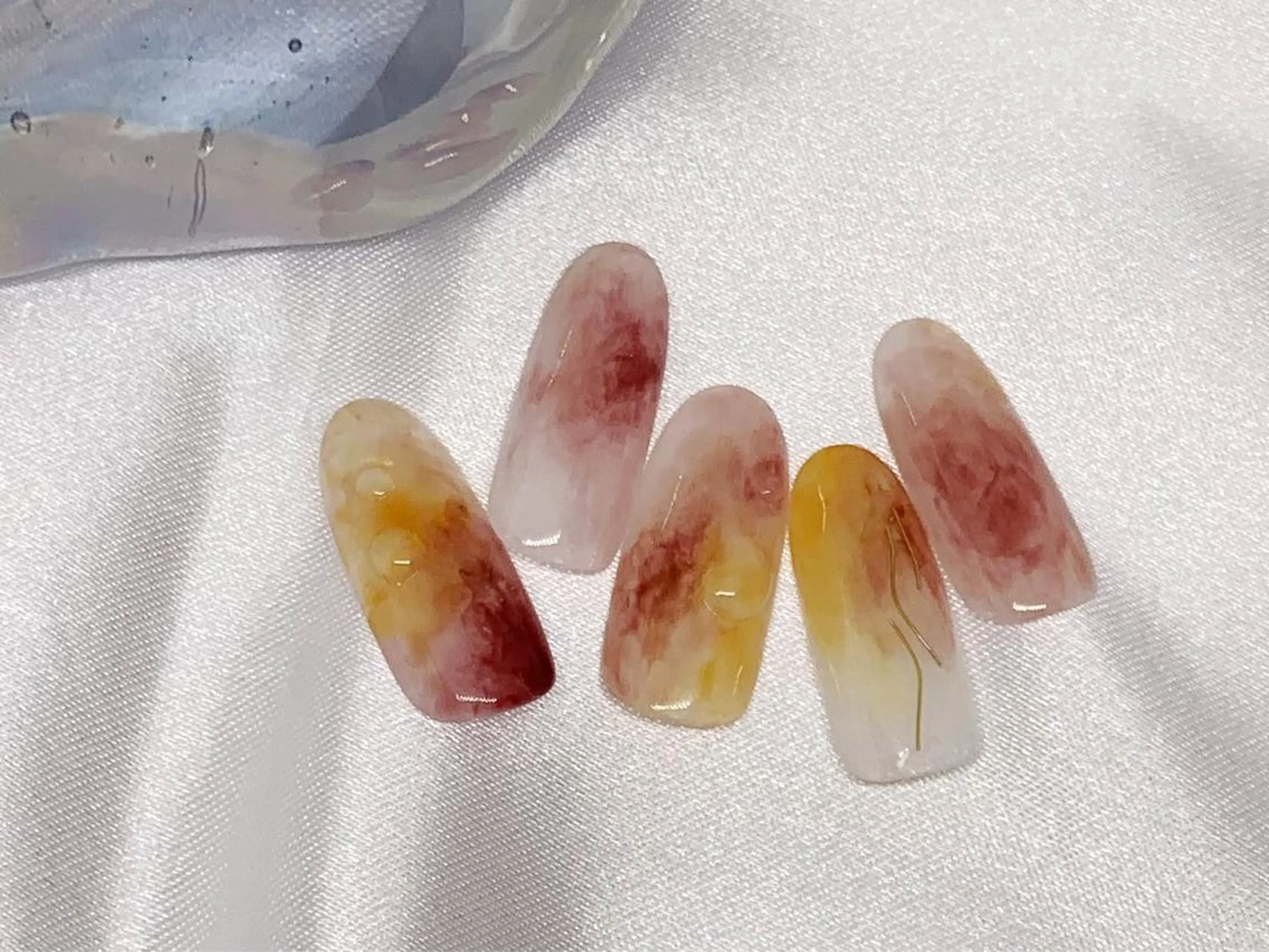 ネイル ニュアンスネイル ハンドネイル ネイリストUSUI♡ パラジェルフィルインのネイルデザイン