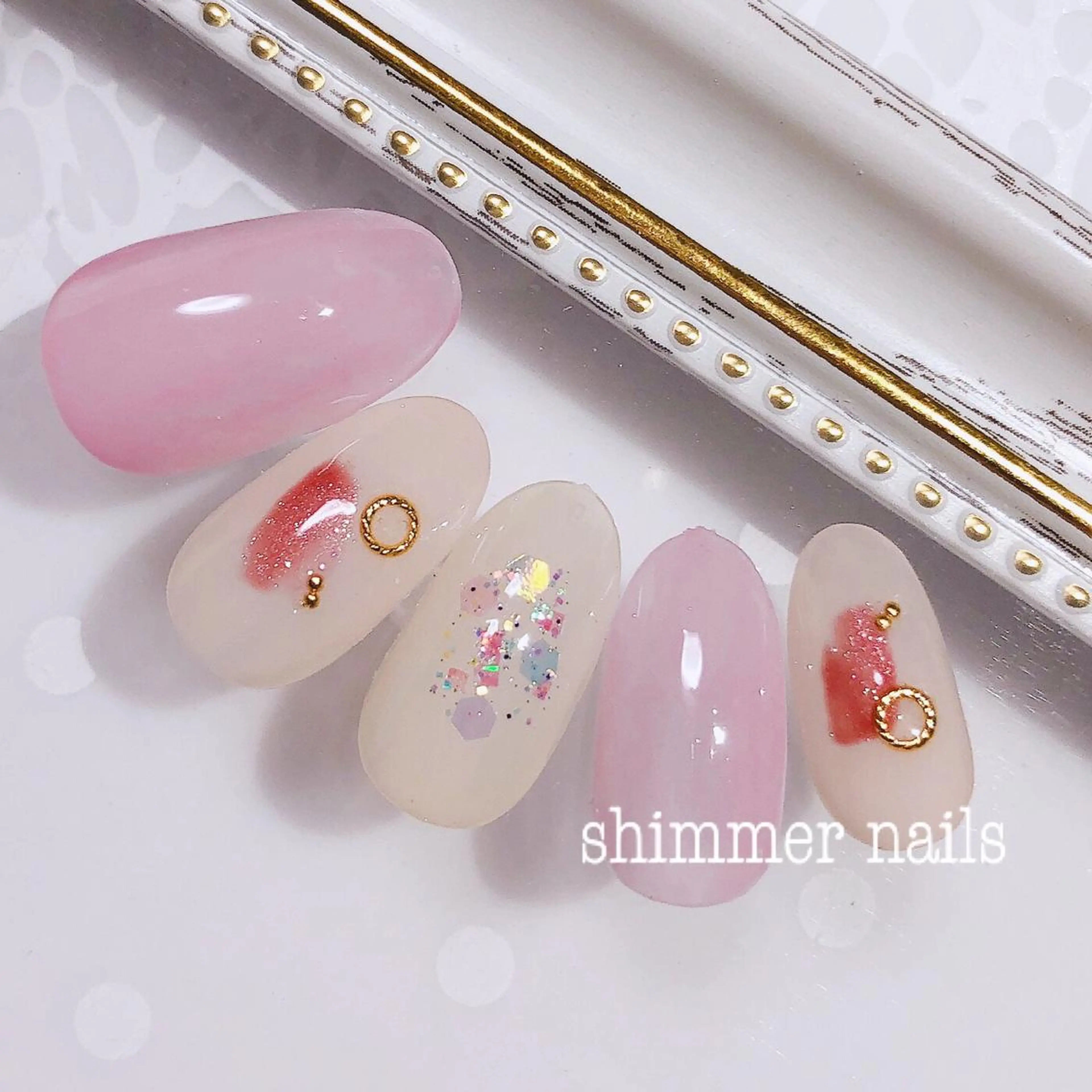 ネイル ハンドネイル shimmer nailsのネイルデザイン