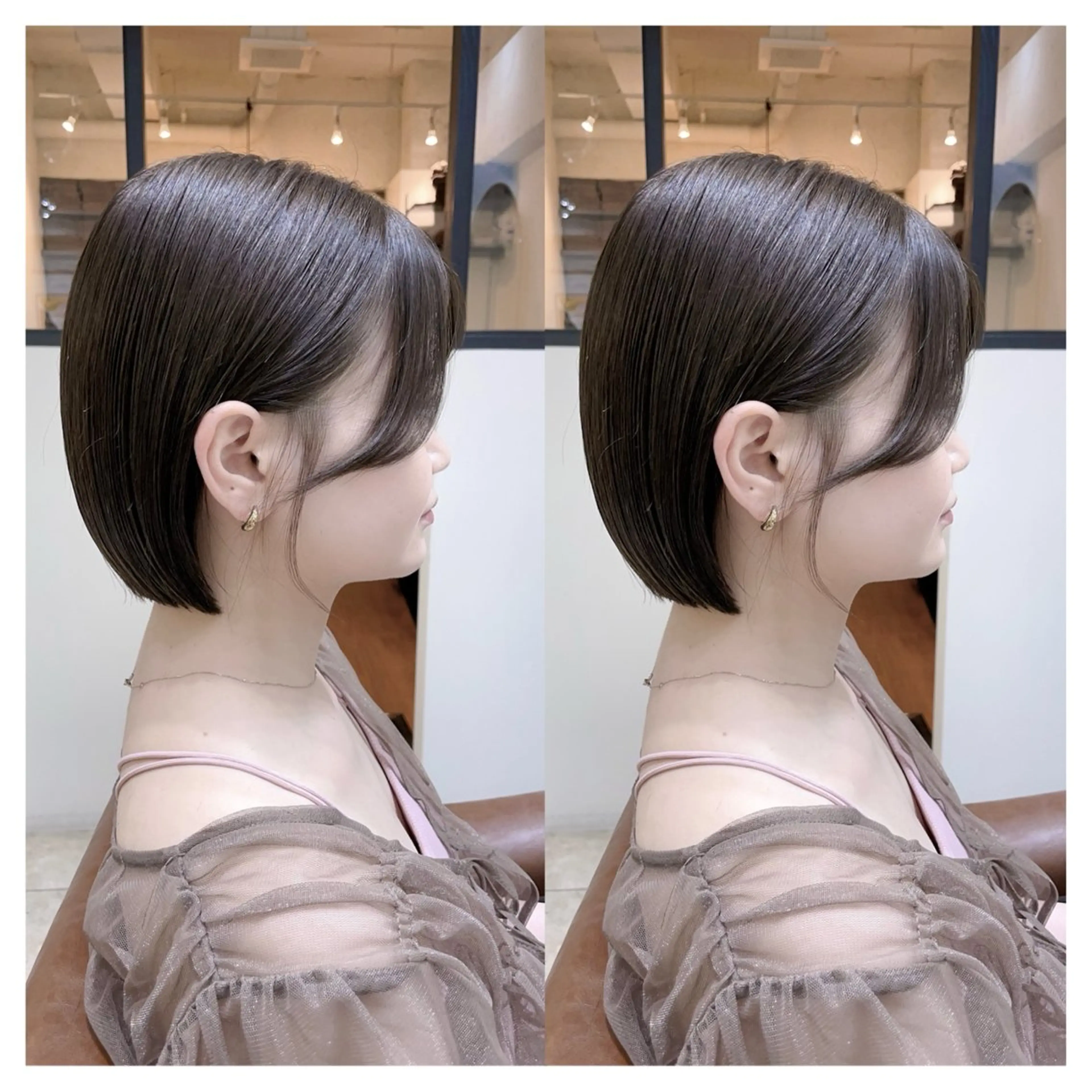 ショート カラー カット ヘアカラー トリートメント 村山 茉衣のヘアスタイル