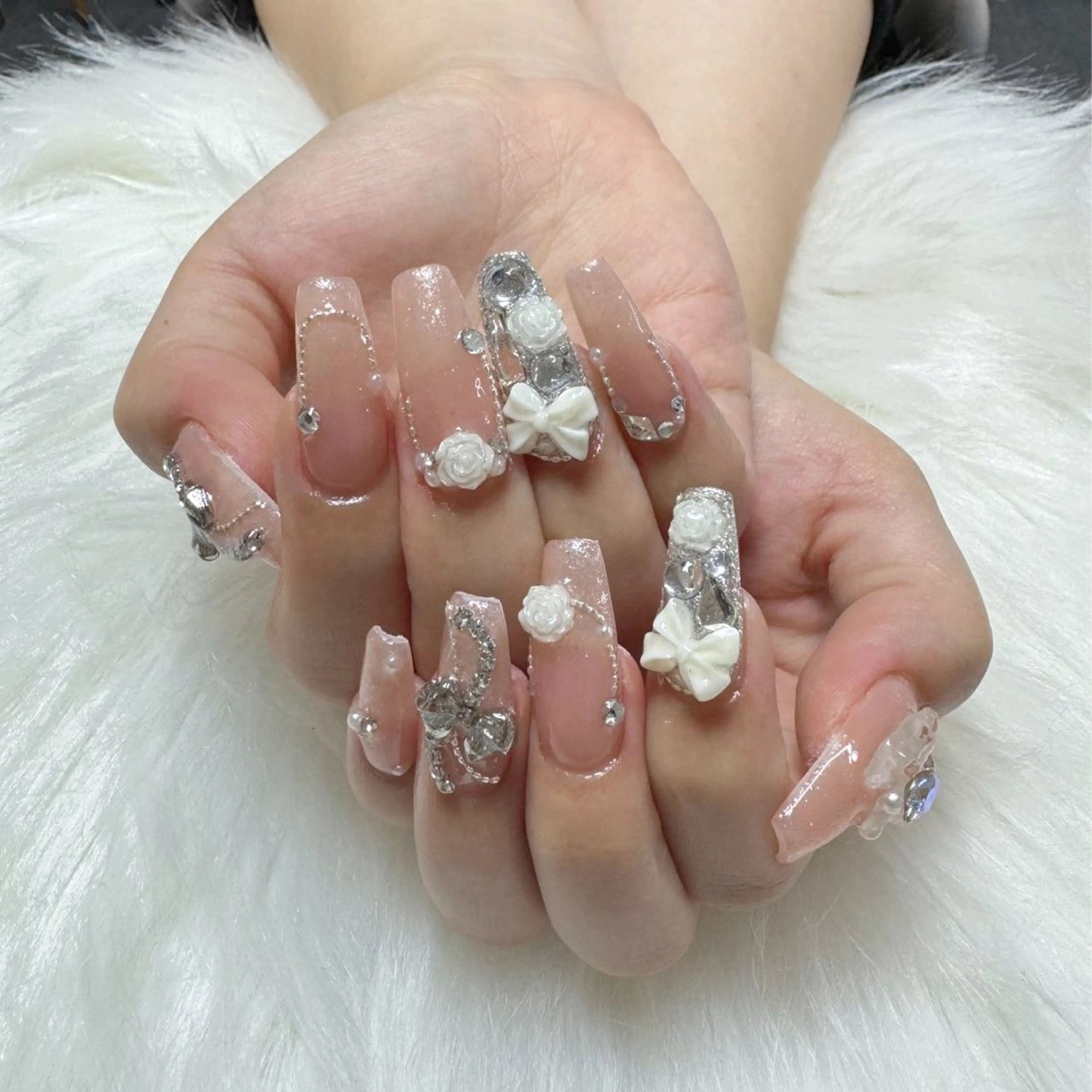 ネイル ハンドネイル 🎀 Lemode ワンホンネイル🎀のネイルデザイン