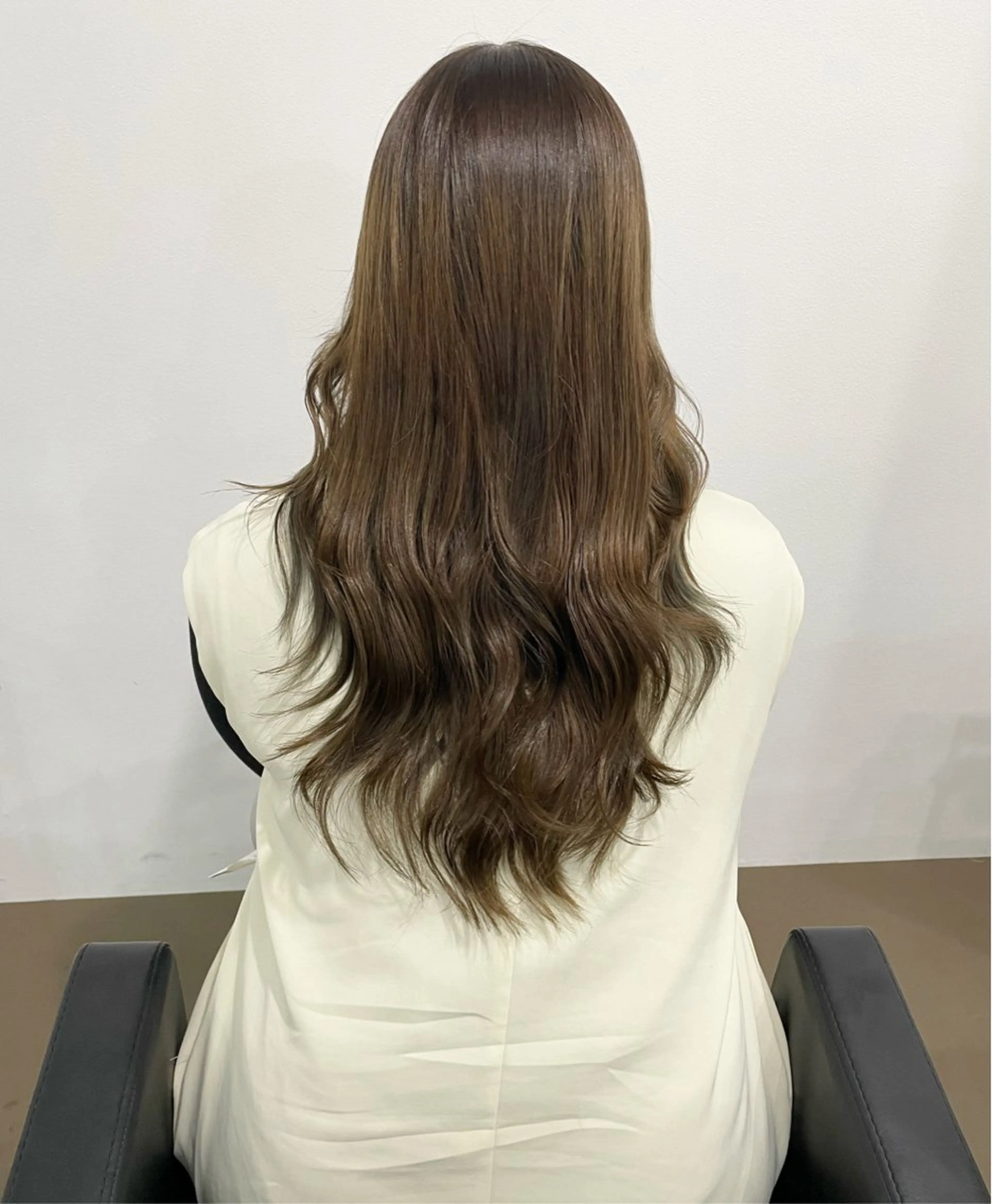 ロング 川元 春奈のヘアスタイル