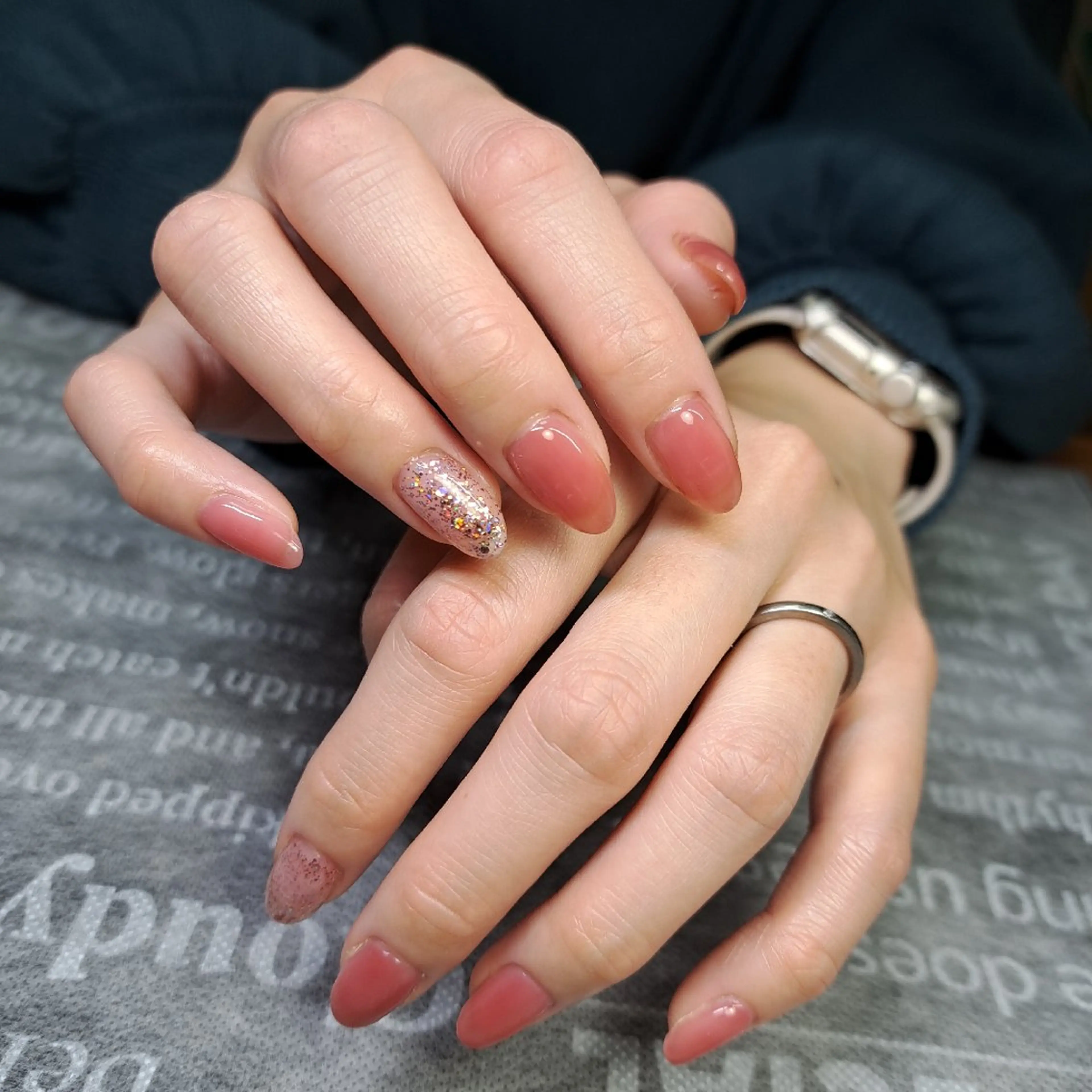 ネイル ワンカラーネイル HAYASHI  Nのネイルデザイン