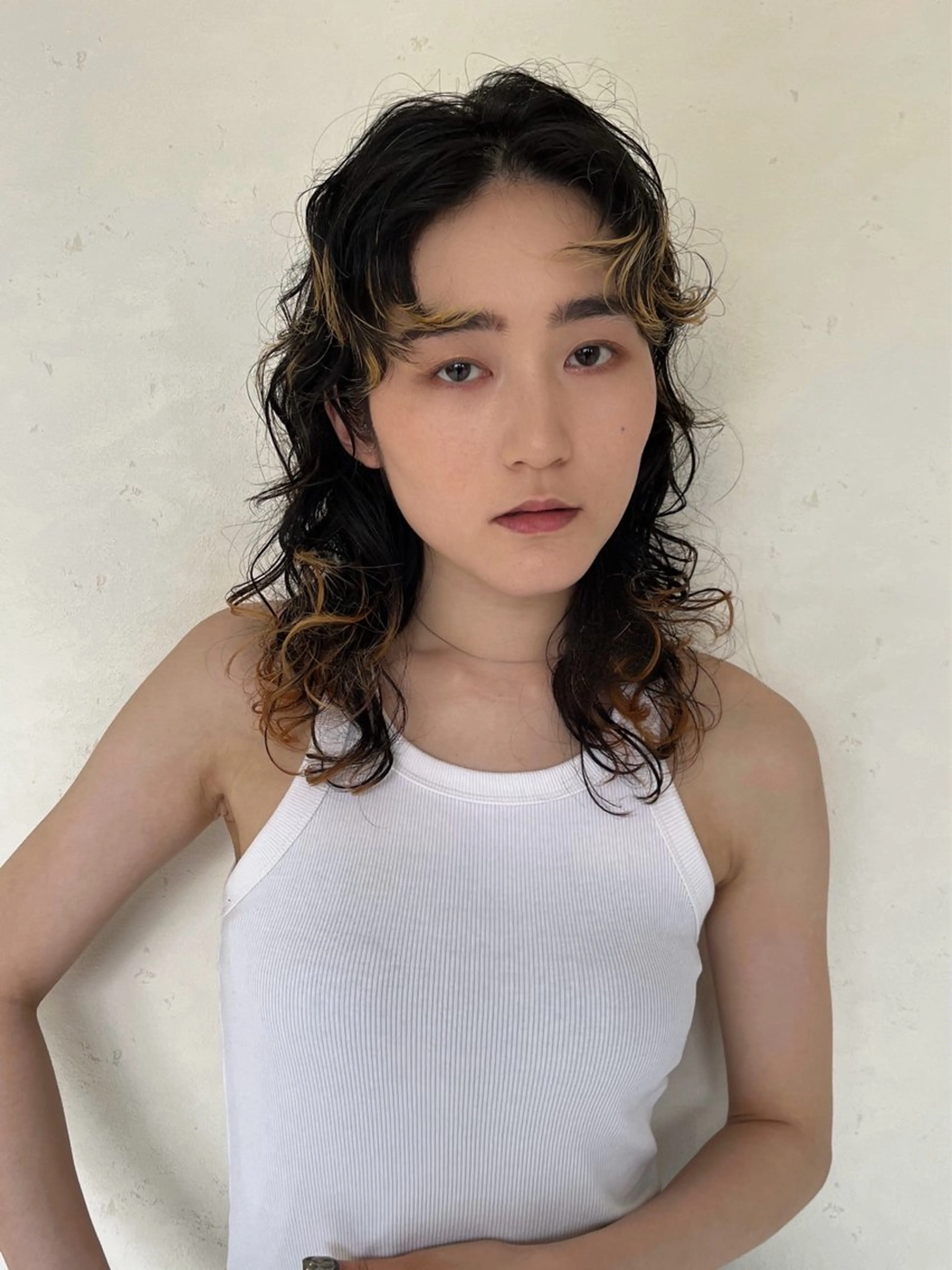 ミディアム パーマ カット パーマ レイヤー,ボブ / 彩未のヘアスタイル