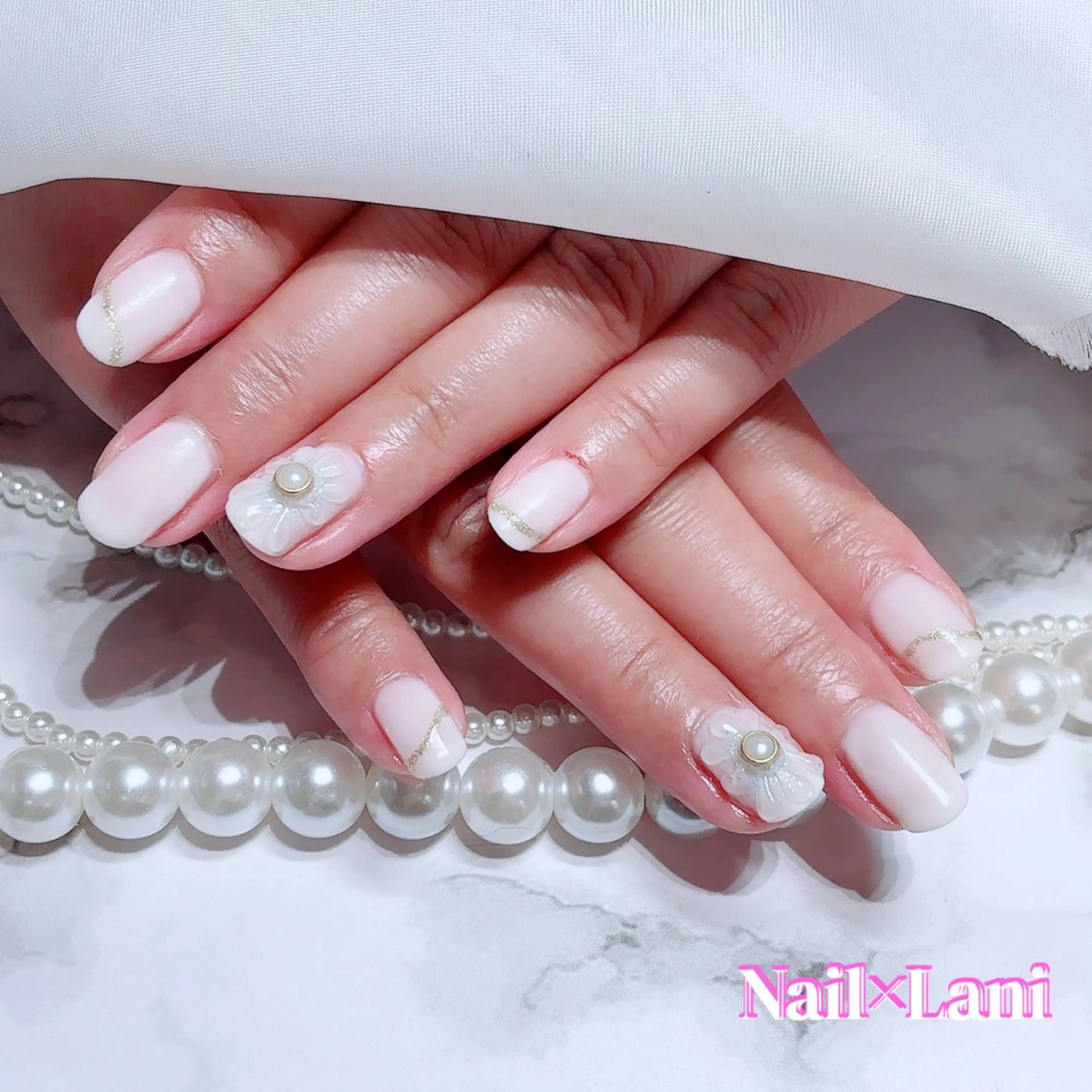 ネイル フットネイル ジェルネイル マグネットネイル パラジェル 松宮 理歩のネイルデザイン