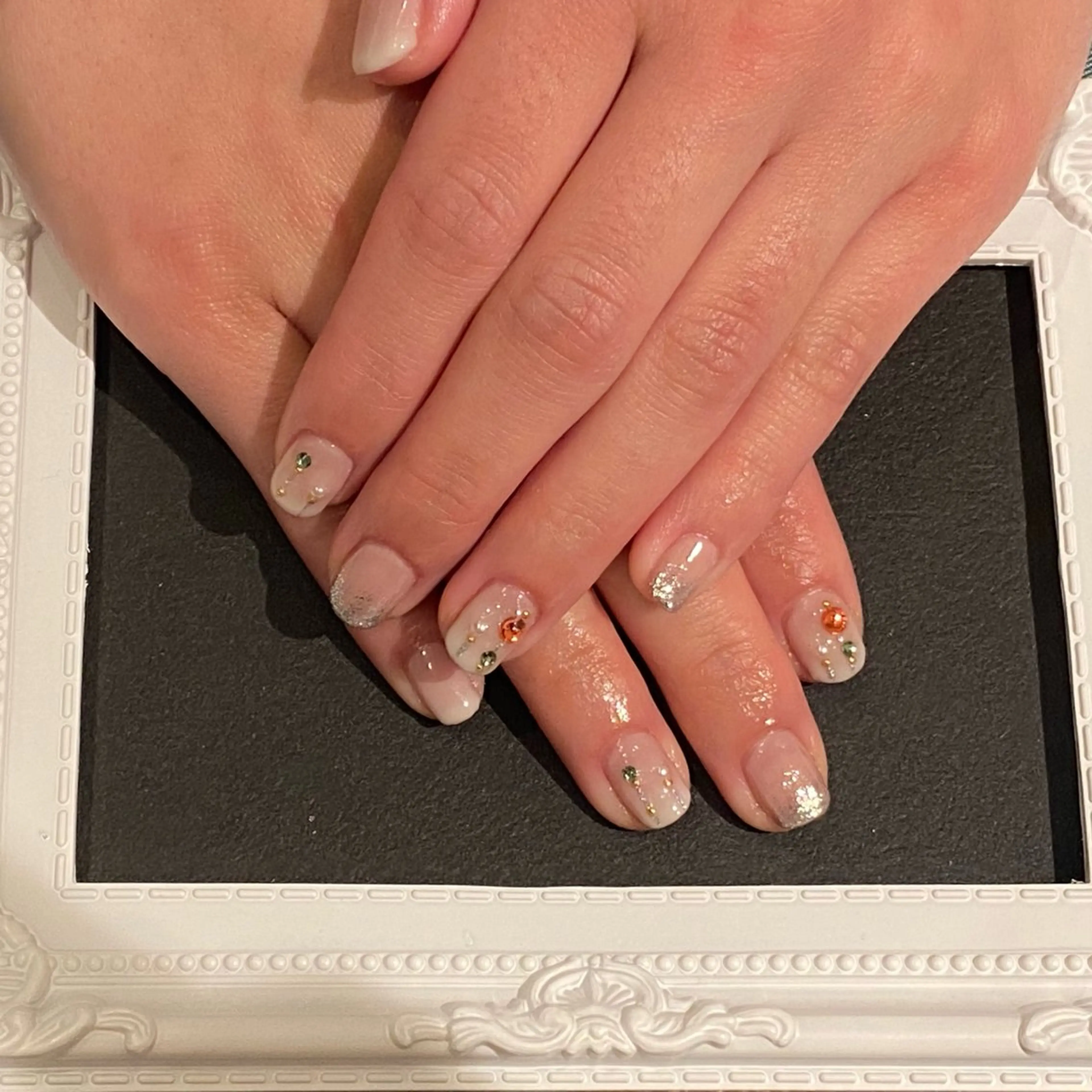 ネイル グラデーション ハンドネイル AurorA Enaのネイルデザイン