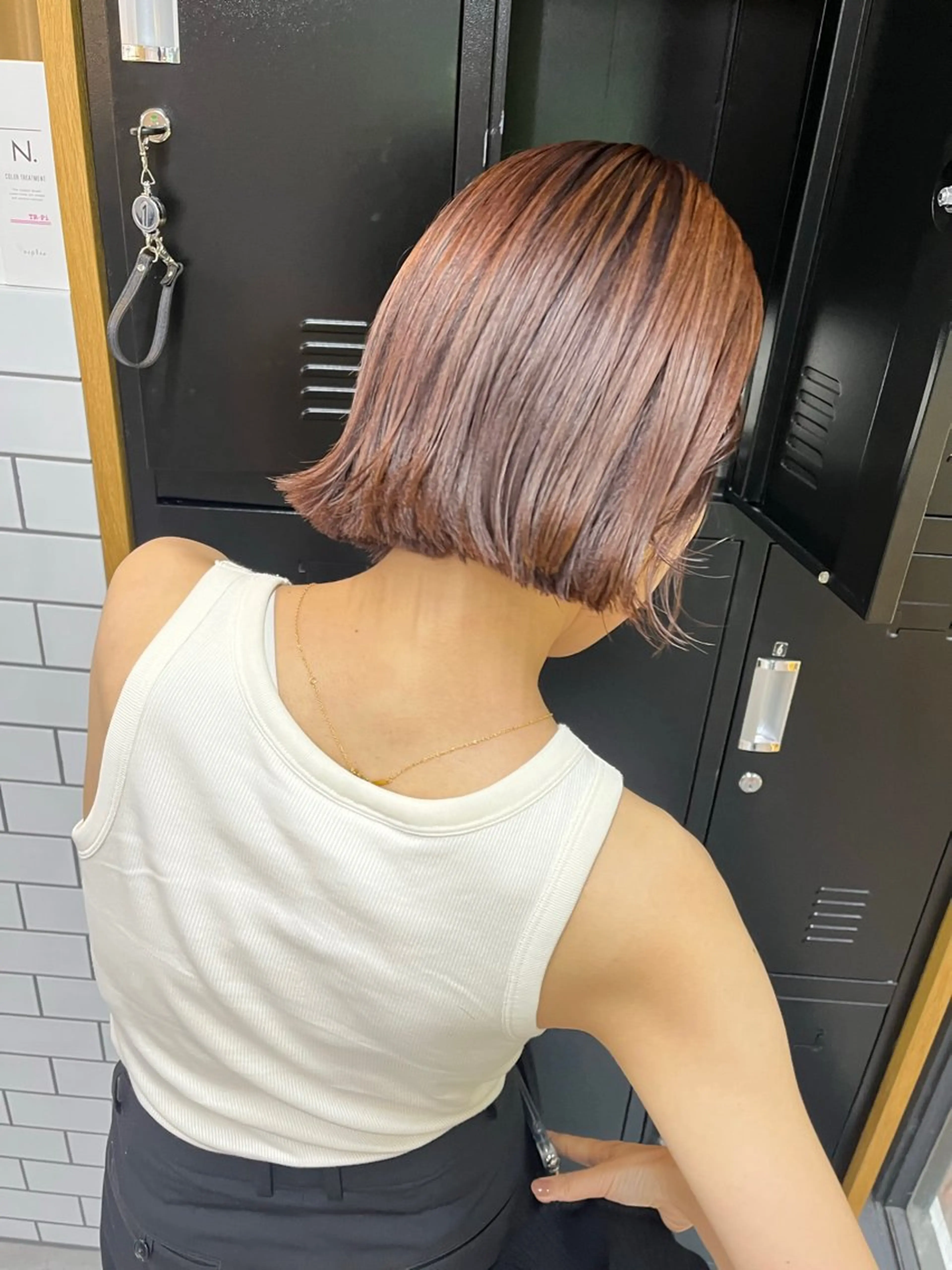 ショート カラー カット ヘアカラー 細川 夕利亜のヘアスタイル