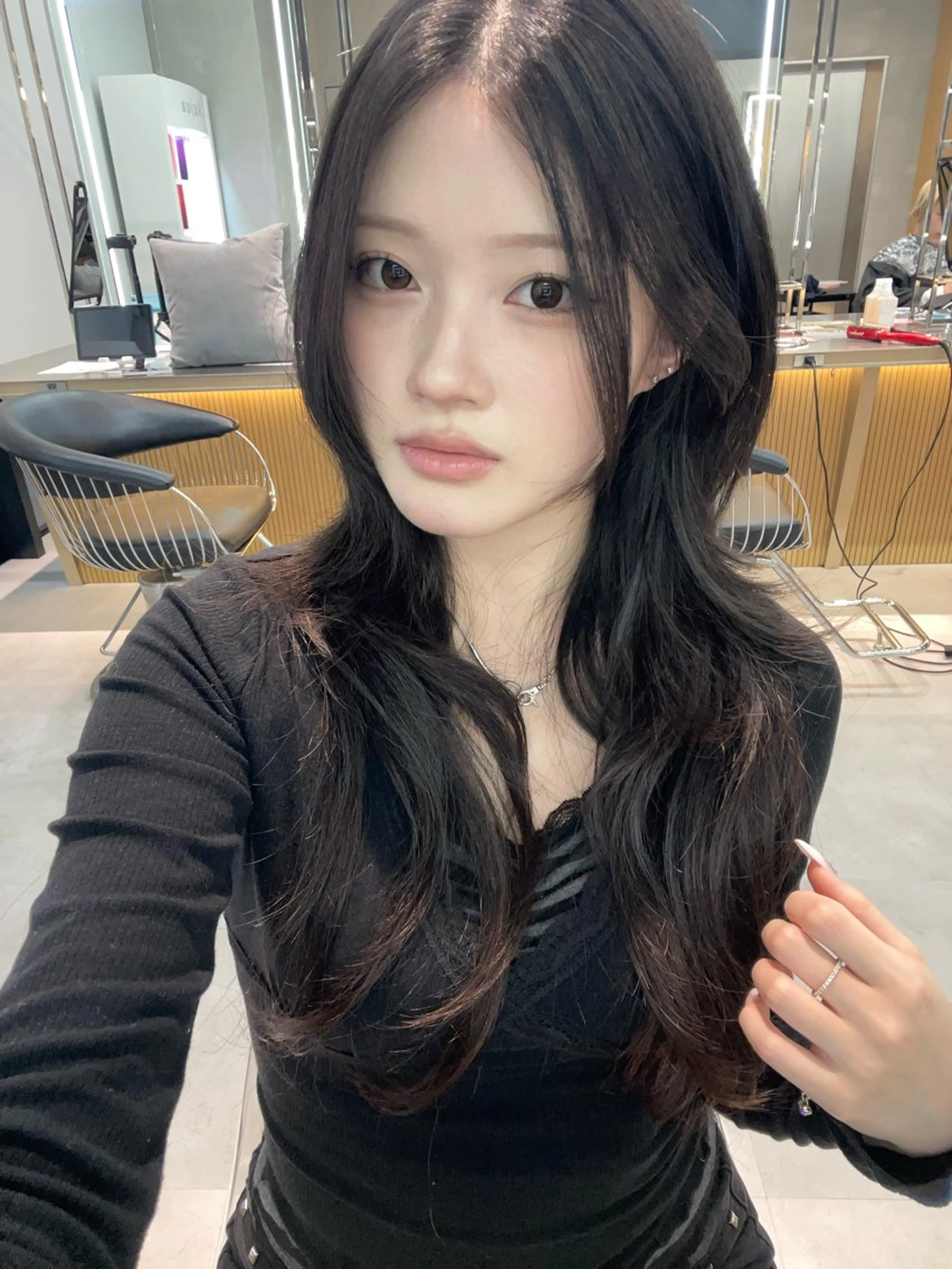ロング カラー 韓国ヘア/レイヤー Londエレンのヘアスタイル