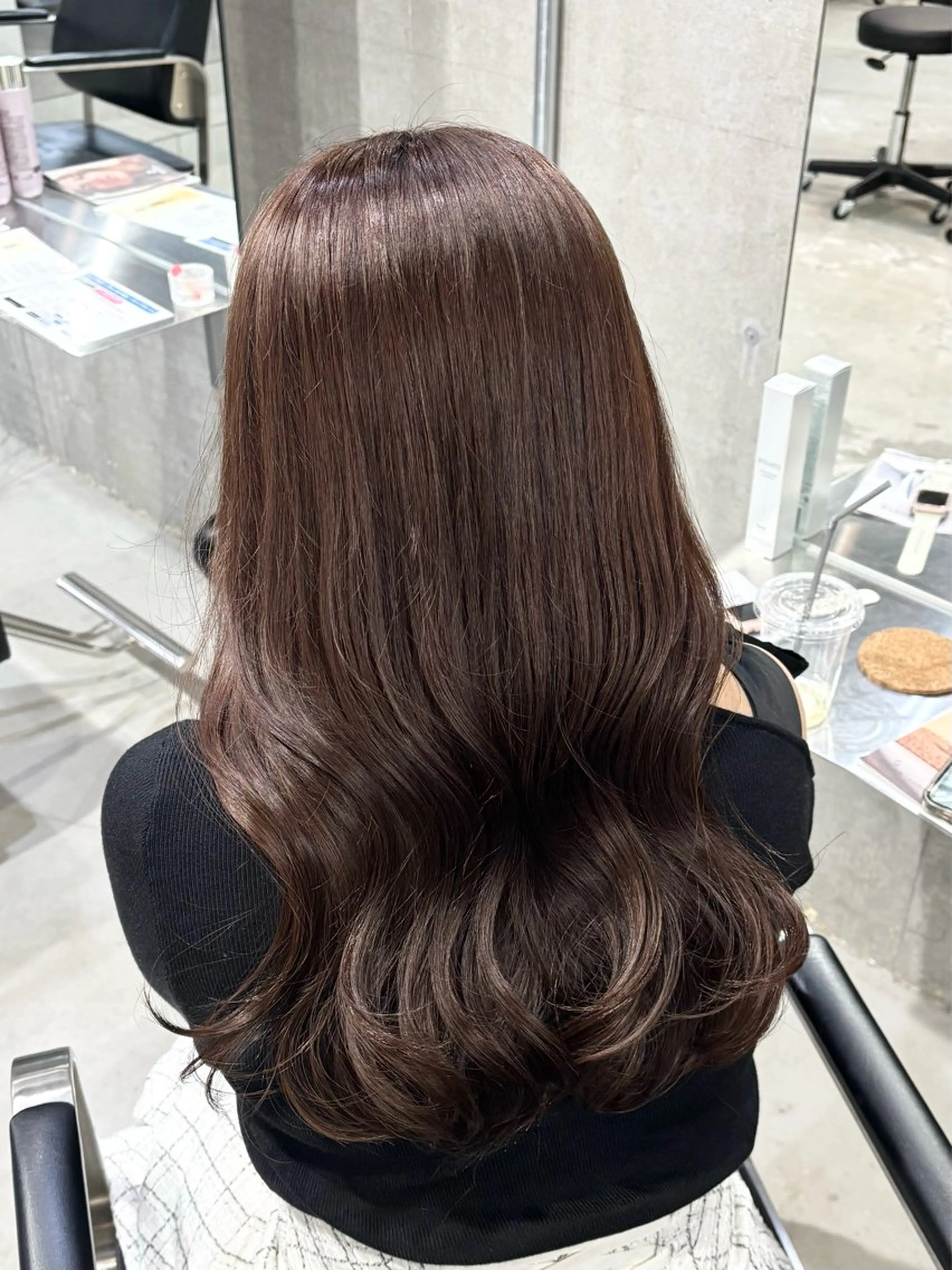 【人気メニュー✨️】カット＋透明感カラー＋保湿トリートメントの写真