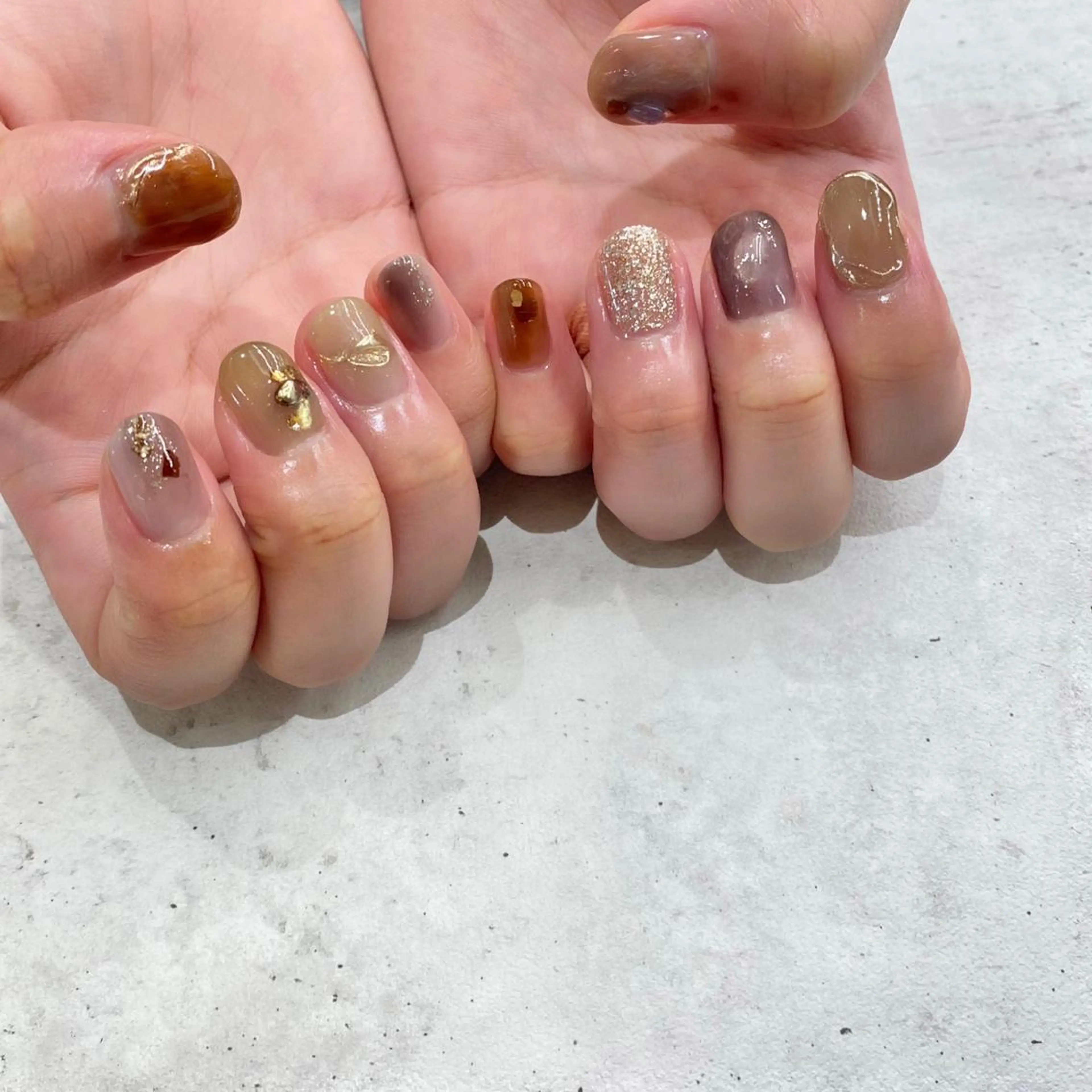 ネイル ハンドネイル Yuriko Omi パラジェル/渋谷のネイルデザイン