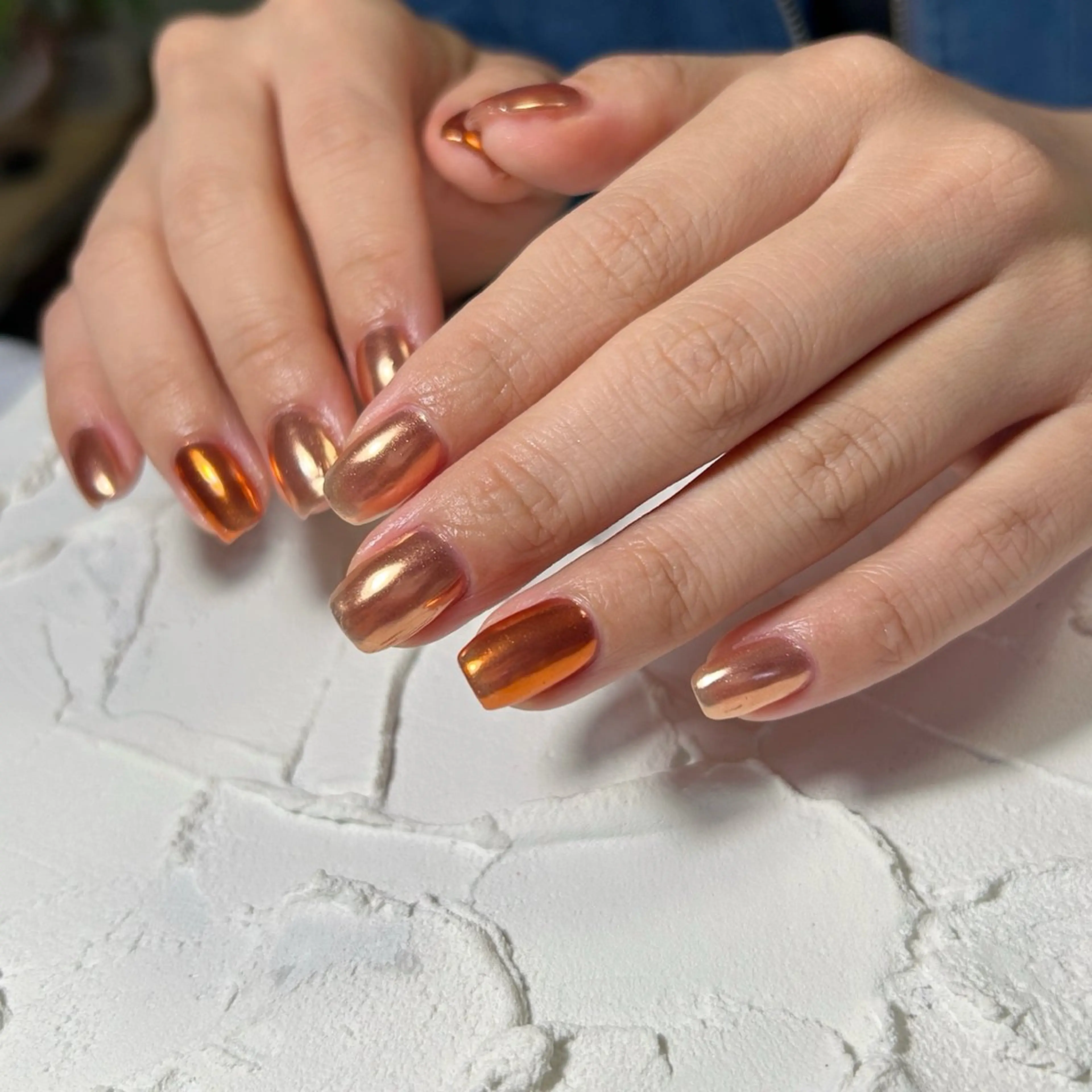 ネイル ミラーネイル ハンドネイル Lofinails ちひろのネイルデザイン