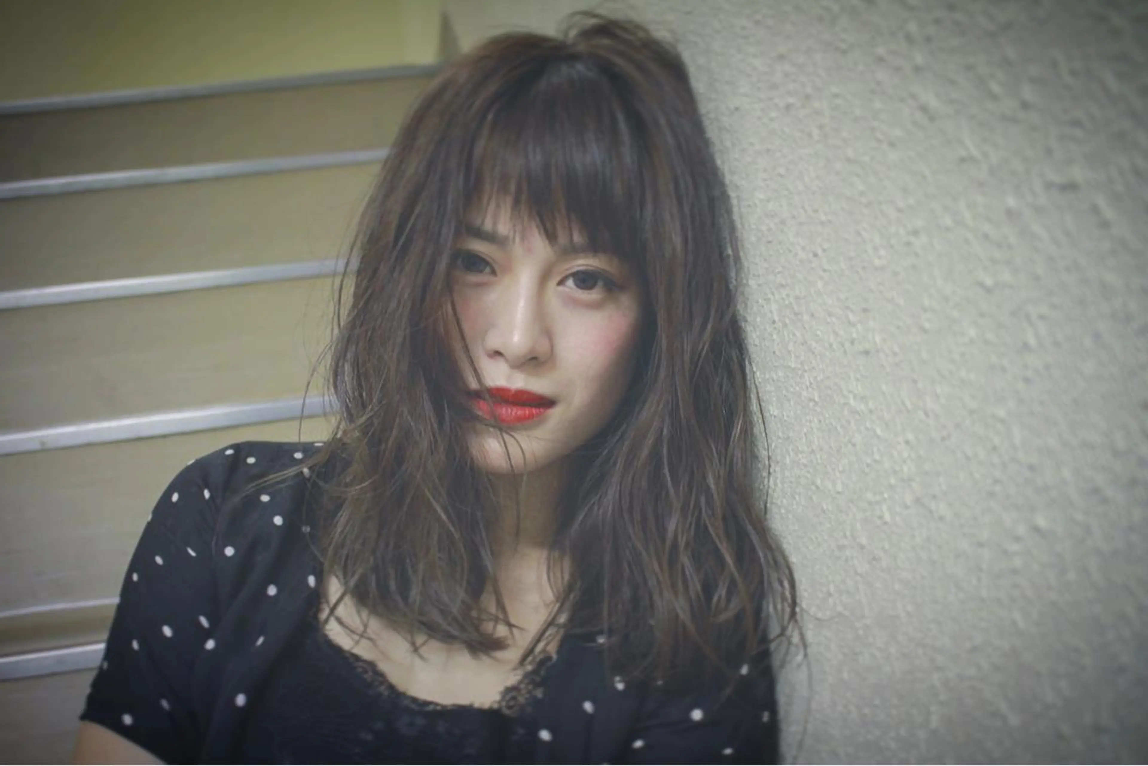 ミディアム カラー パーマ マツエク・マツパ ハイライト/髪質改善 ans/黒木 和大のヘアスタイル