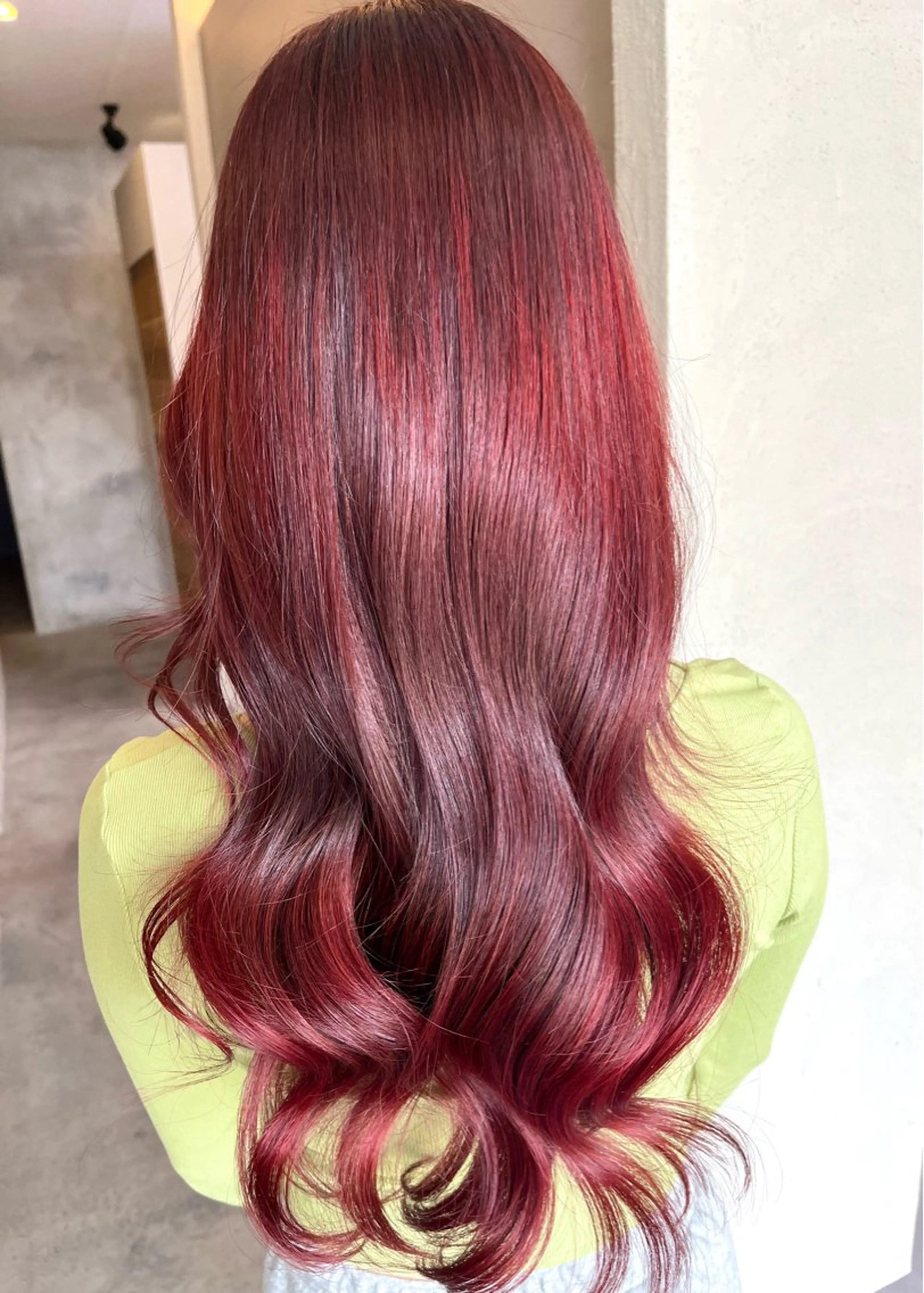 ロング カラー カット ヘアカラー トリートメント Salon de  COCO所属・Yuka /ツヤカラー✨のヘアスタイル