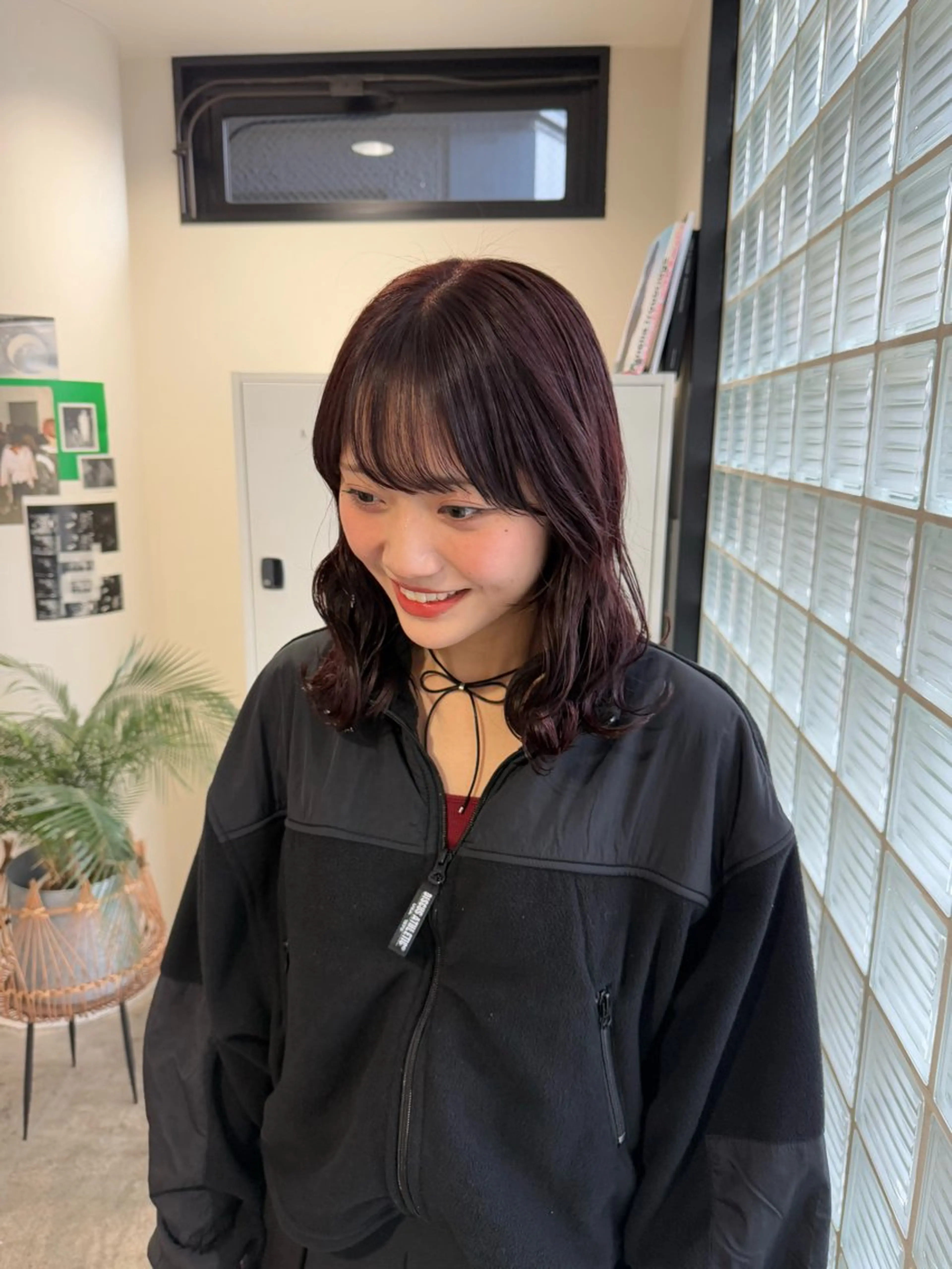 ミディアム カラー ブリーチ ブリーチなしカラー 🟡ひろの/ツヤ カラー/髪質改善🟡のヘアスタイル