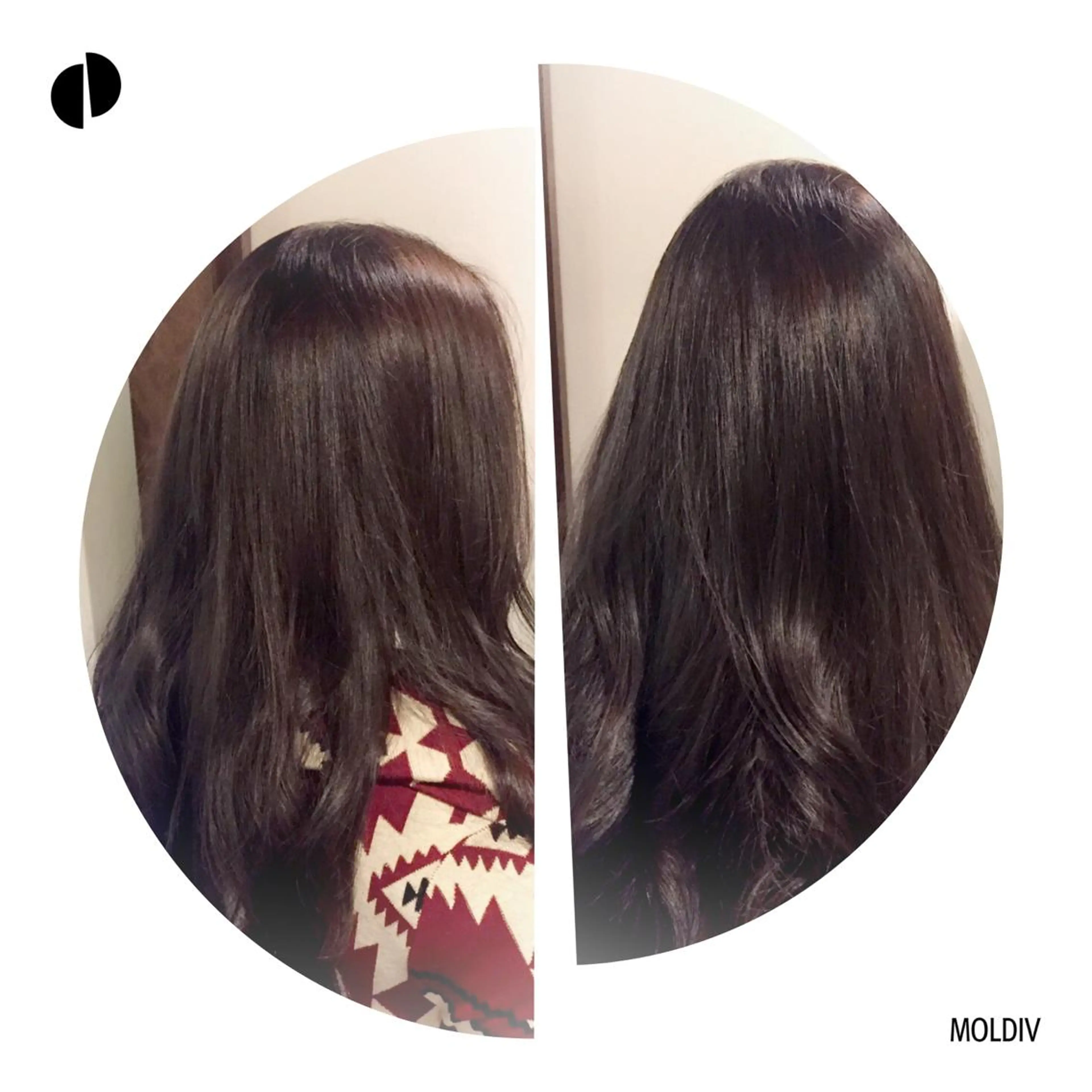 ロング カラー ブルーカラー ネイビーカラー ✨縮毛矯正✨髪質改善 ナカシマ ユミのヘアスタイル