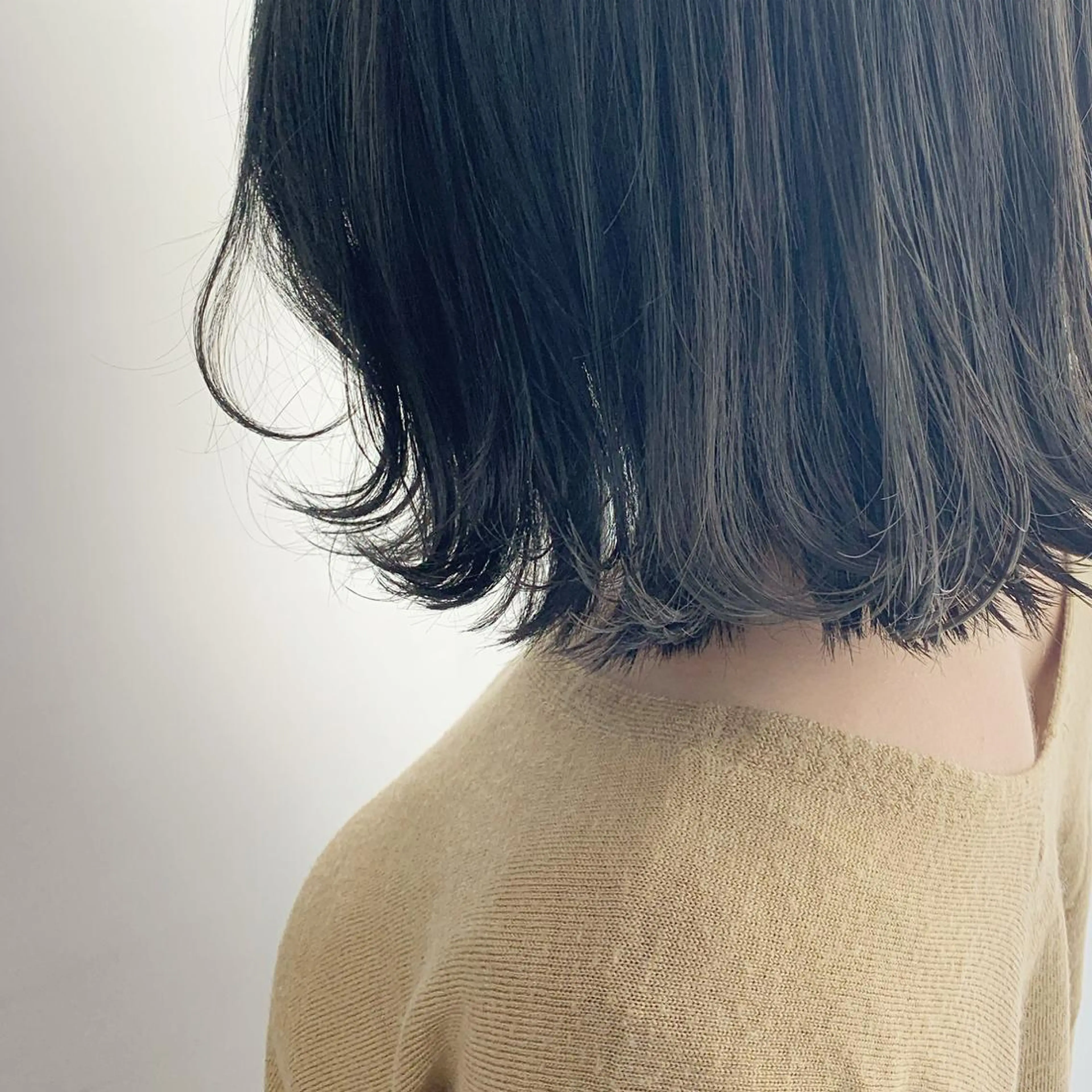 ミディアム パーマ ミディアムパーマ route南堀江所属・✂️ボブの神様 北村涼✂️のヘアスタイル