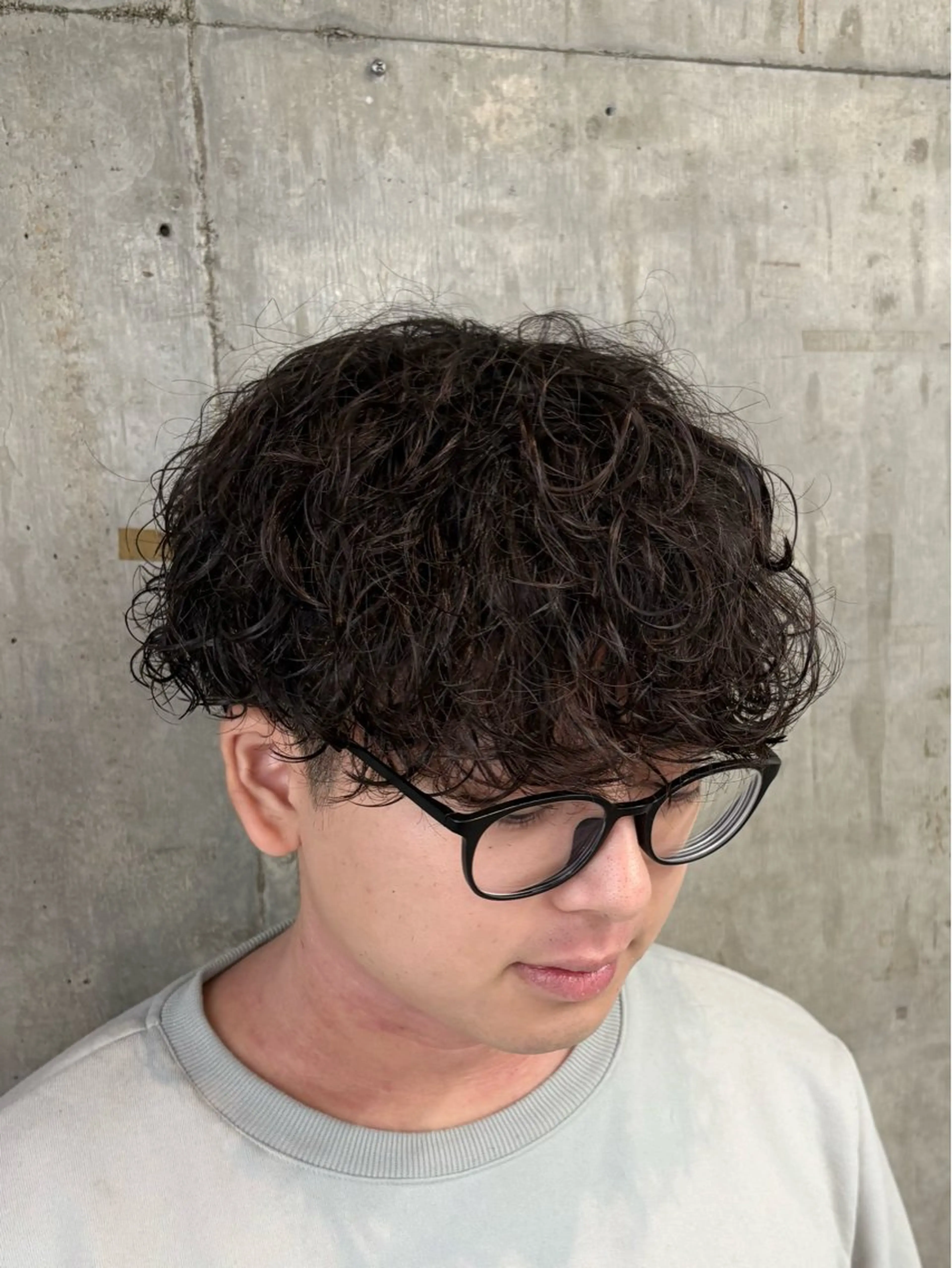 ショート カラー パーマ メンズ カット パーマ 🎧【パーマ師】 SOUMA🎧のヘアスタイル