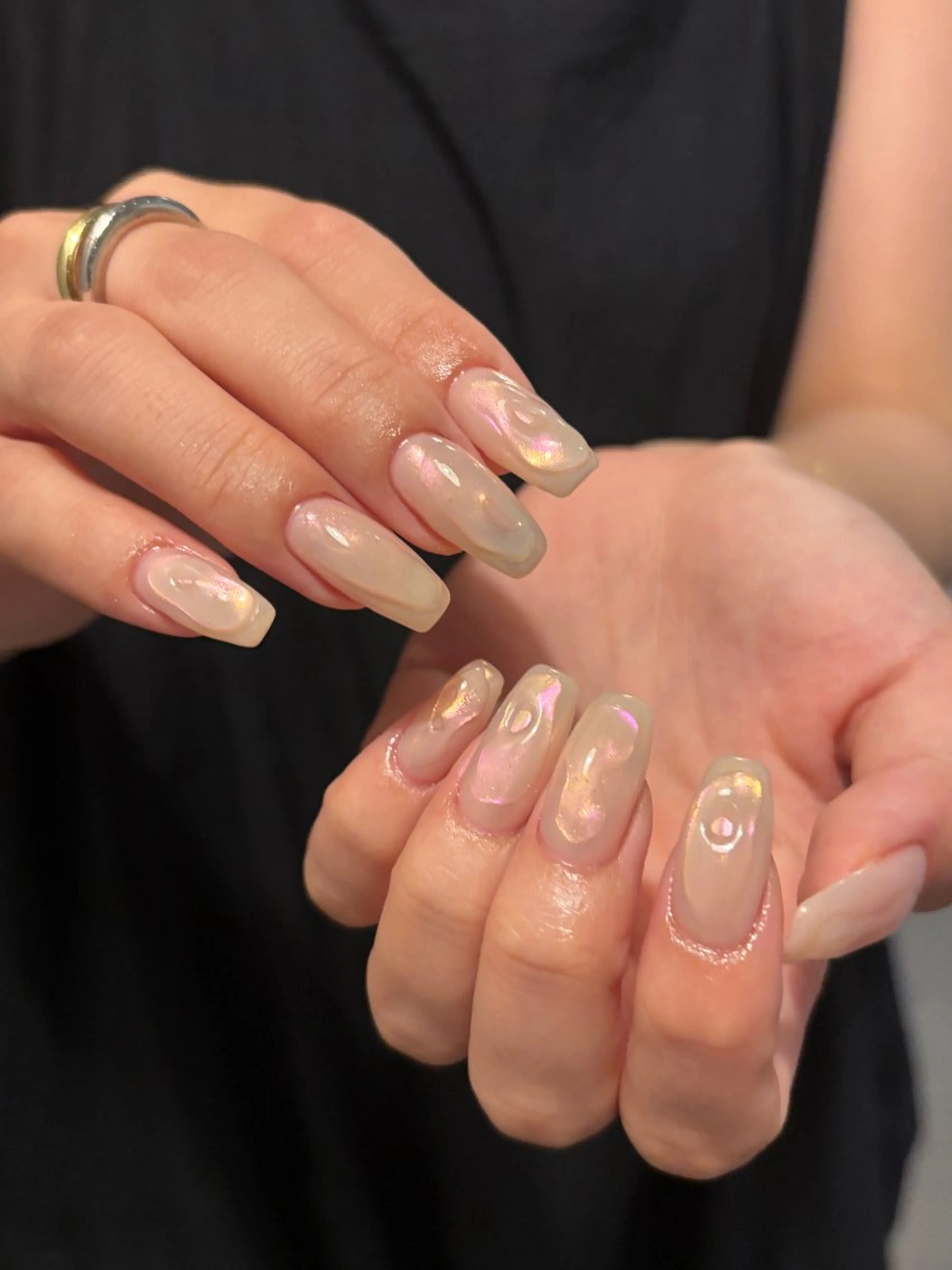 ネイル オーロラネイル ハンドネイル sister mohawk所属・chika / nailのネイルデザイン