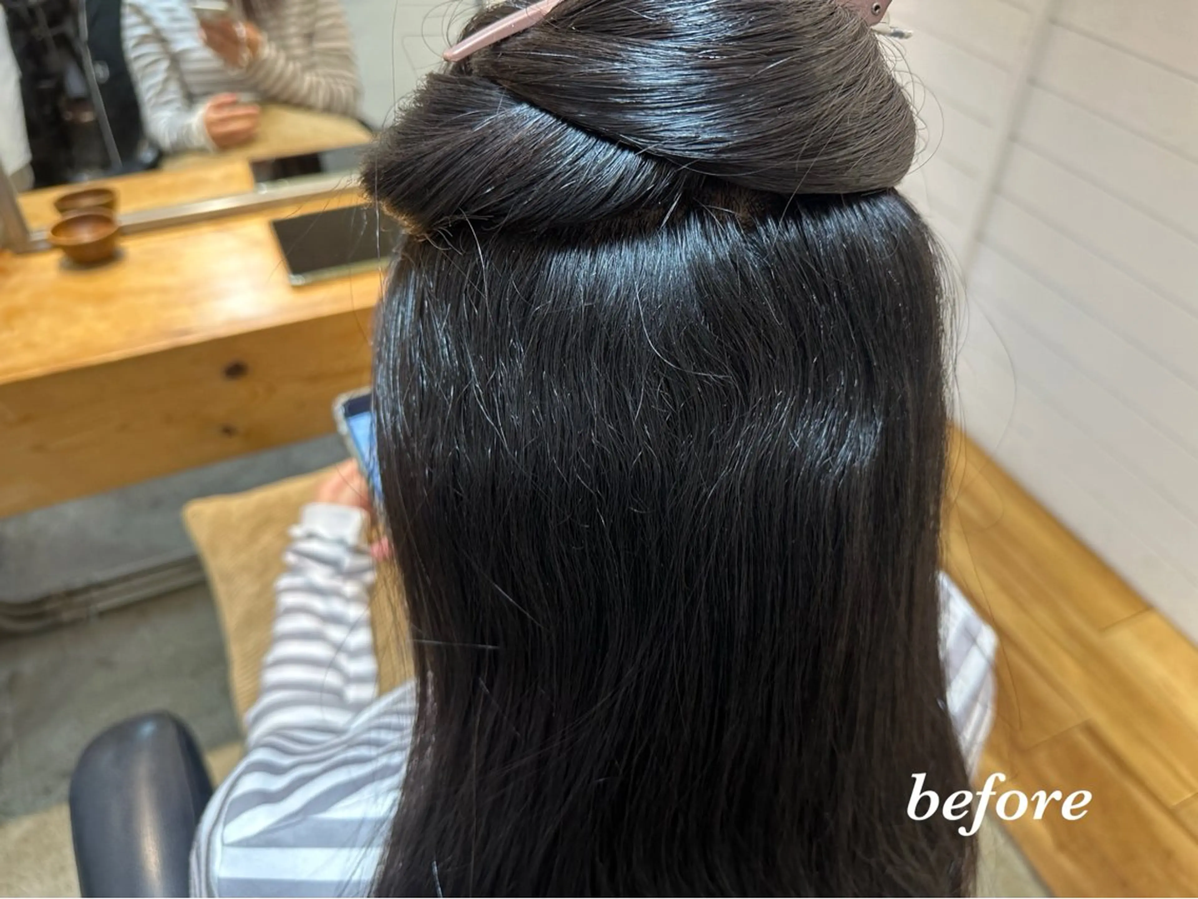 ロング パーマ ブリーチカラー/ 透明感/aika¨̮のヘアスタイル