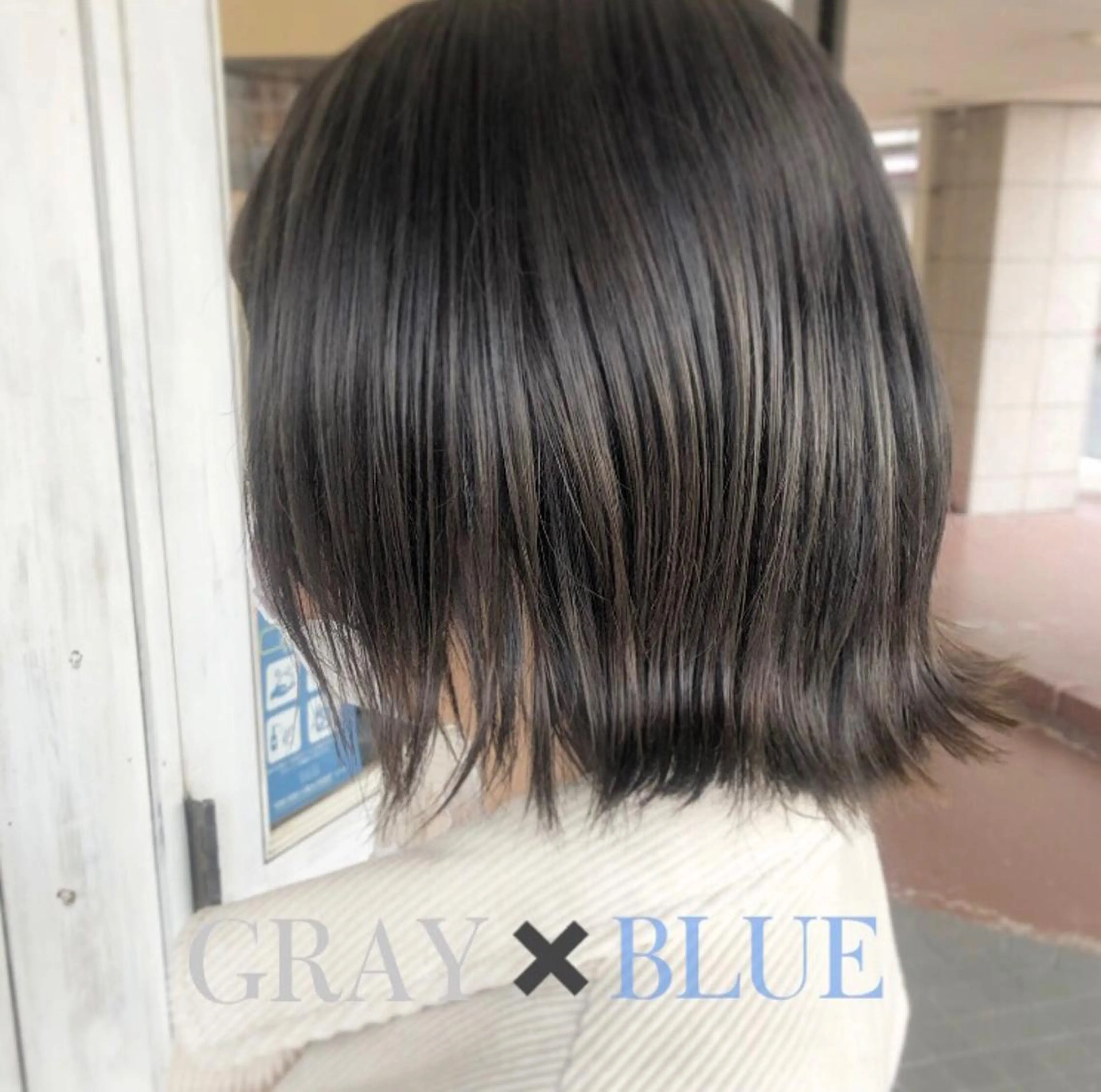 ミディアム カラー MOLLA 浅香山店所属・谷口ゆめ/縮毛矯正/ 大人女子/眉ワックスのヘアスタイル