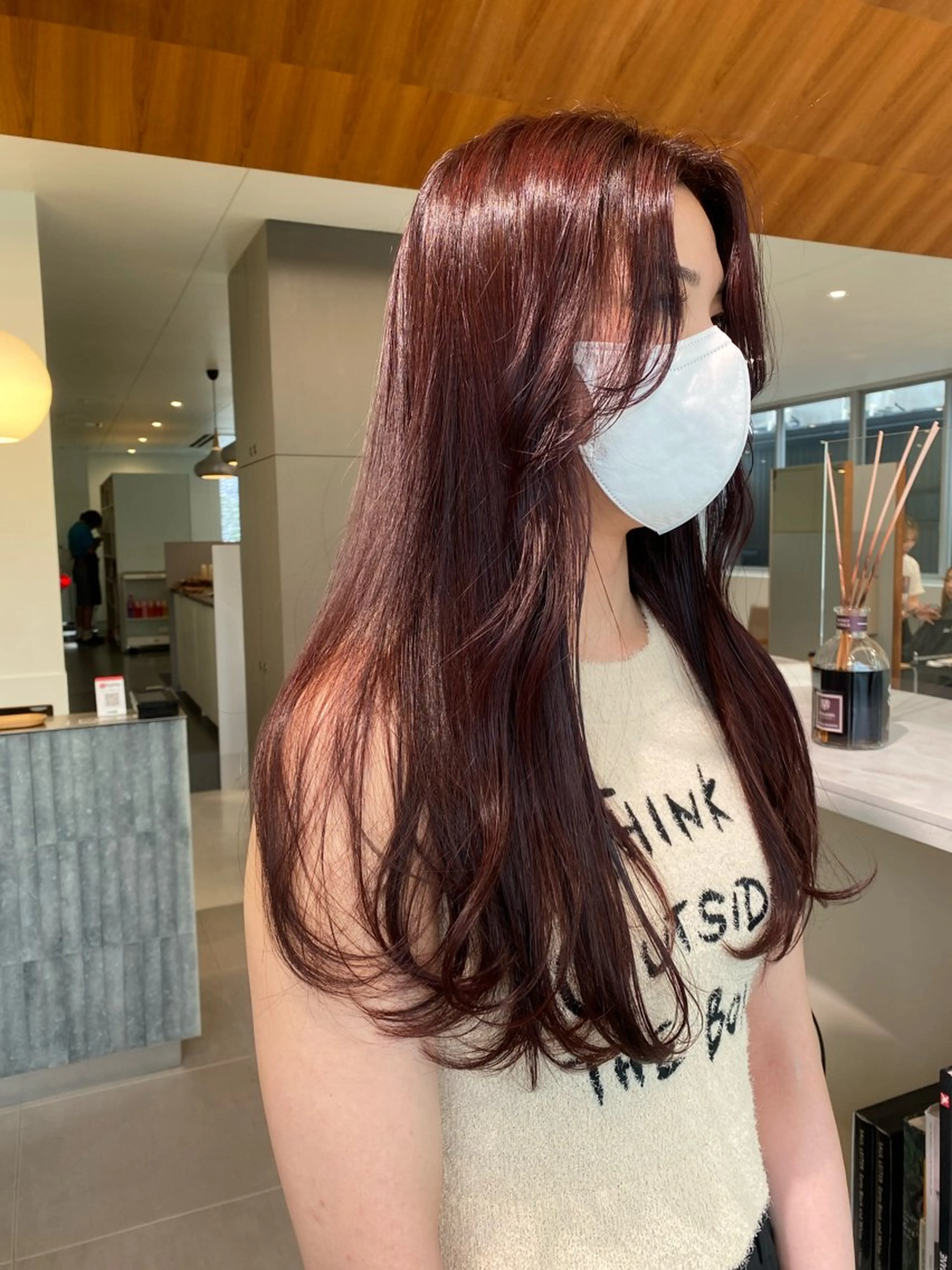 ロング 🎀透明感× 暖色カラーつな🎀のヘアスタイル