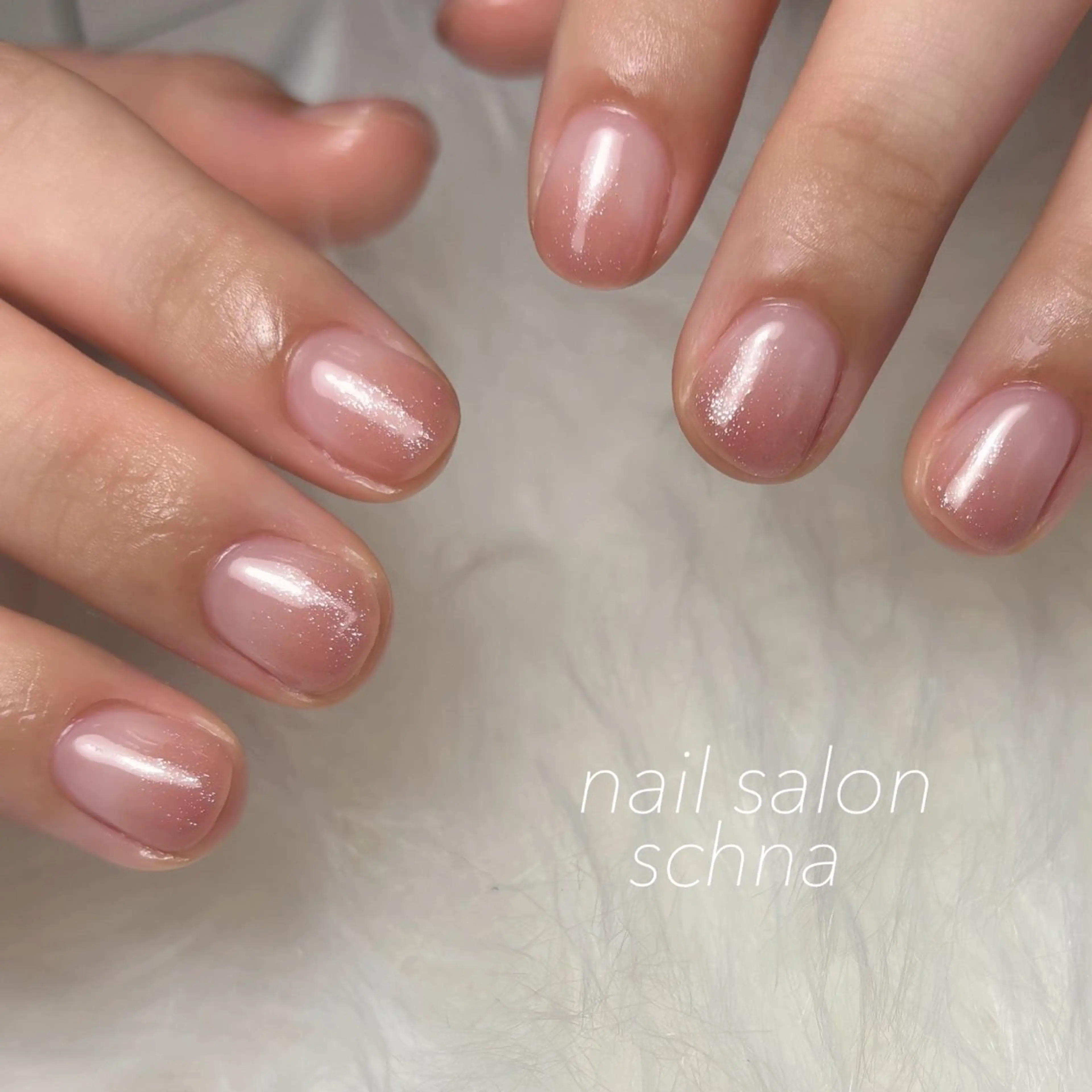 ネイル グラデーション ピンク nail salon schnaのネイルデザイン