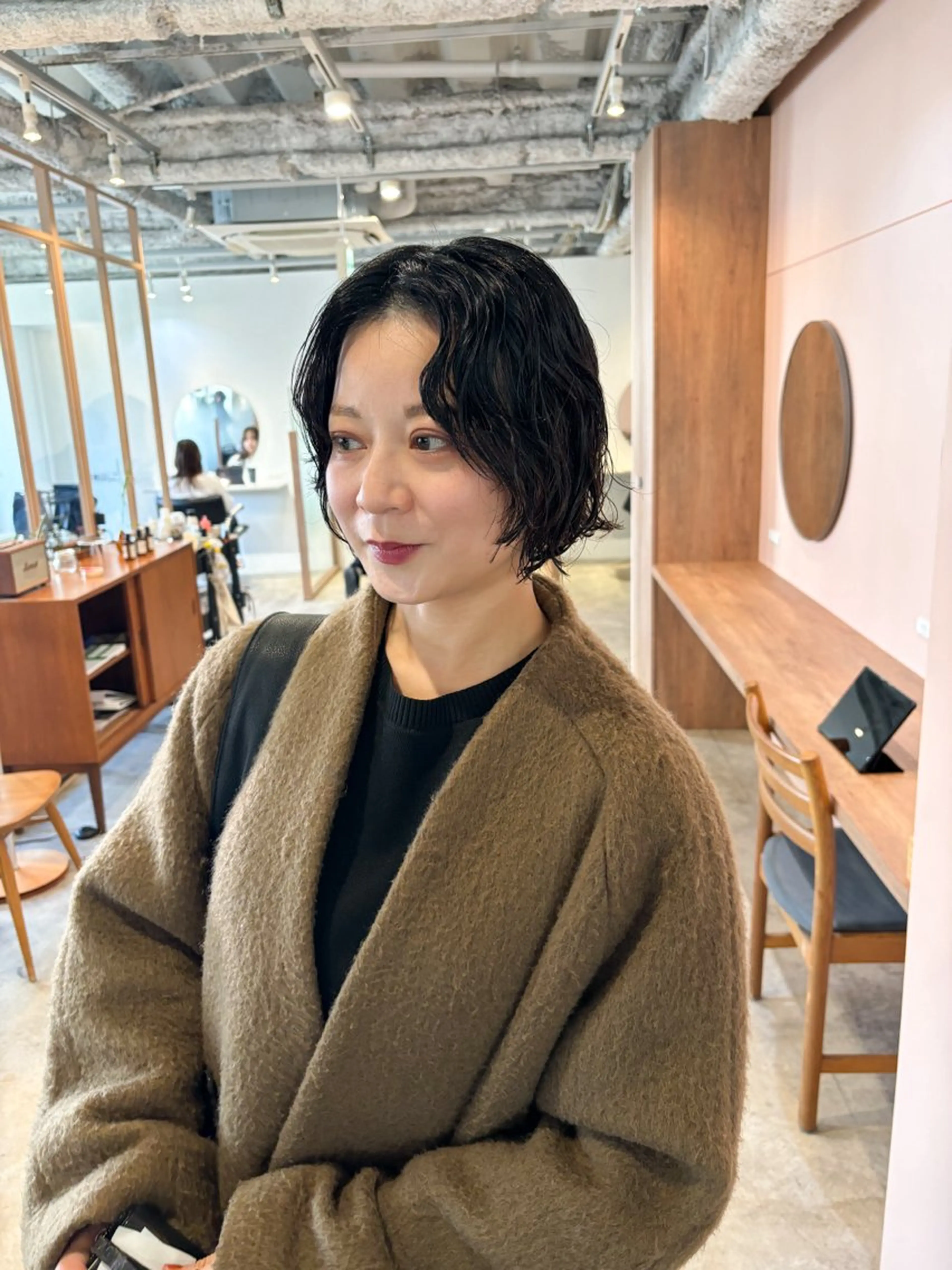 ショート パーマ ボブ カット ヘアカラー パーマ 縮毛矯正 トリートメント Takuma Suzuki中目黒のヘアスタイル