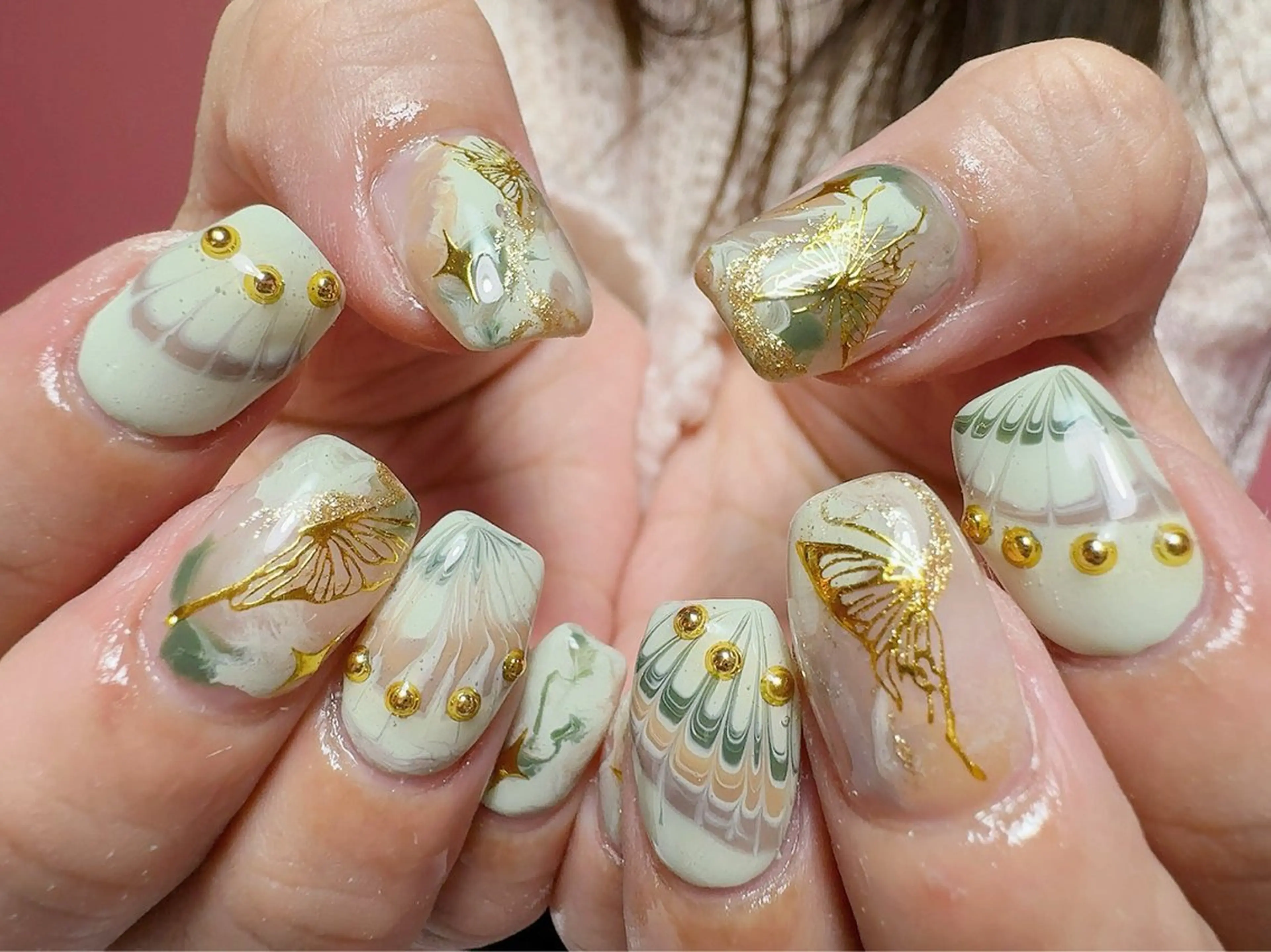 ネイル ハンドネイル Nail Atelier IamI所属・アイアムアイ 大村磨衣のネイルデザイン