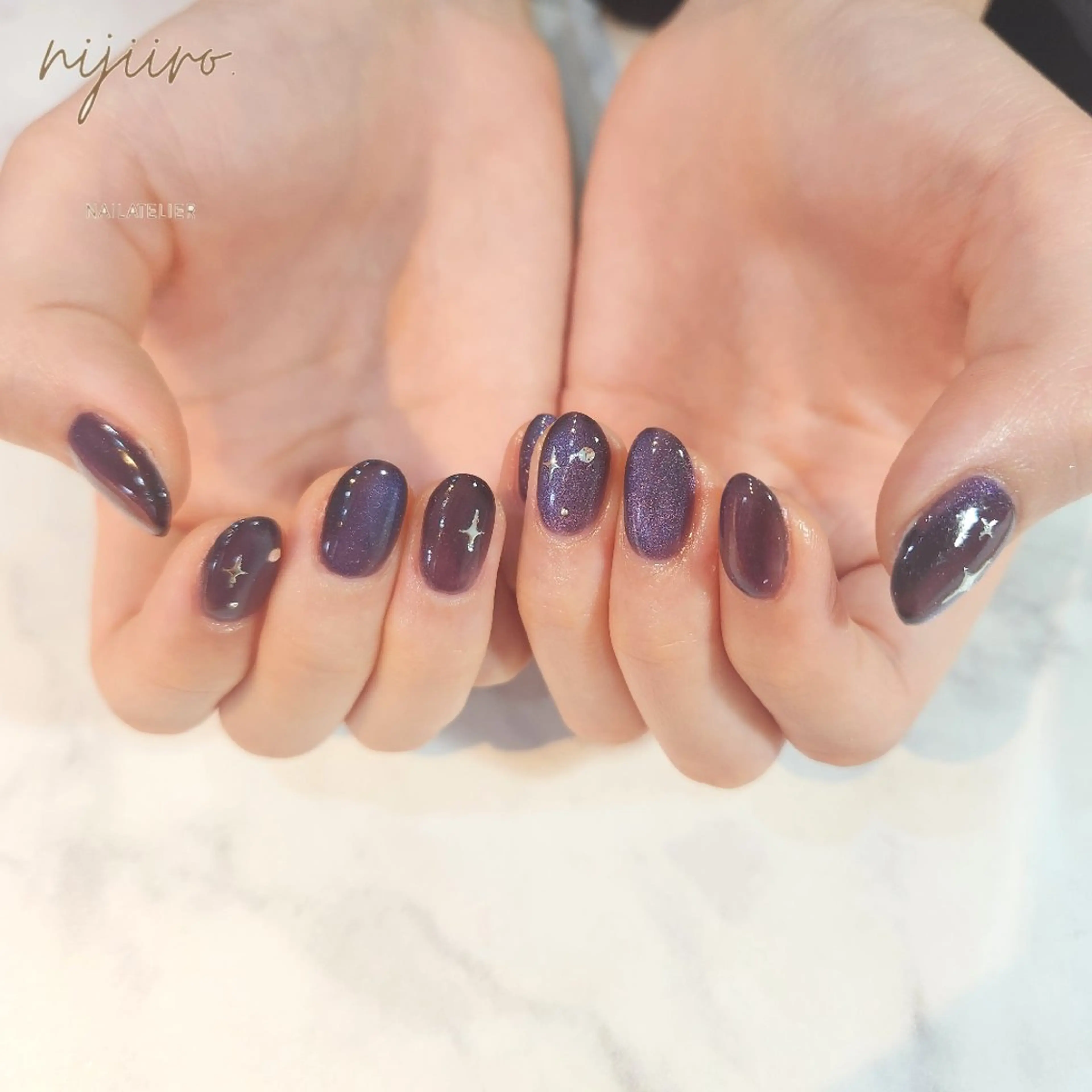 ネイル ハンドネイル nailatelier nijiiro.所属・nijiiro🌈 サトウのネイルデザイン