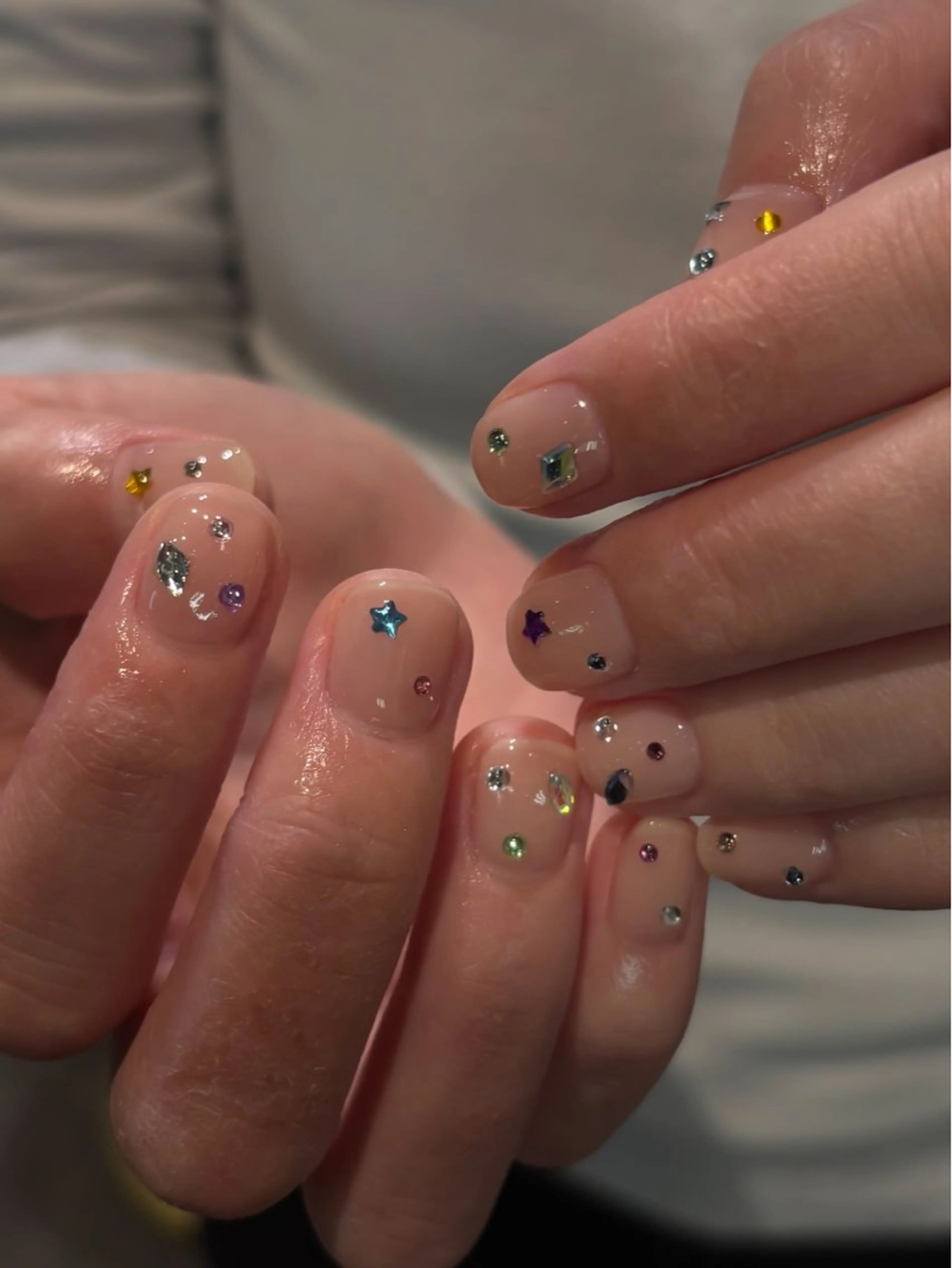 ネイル 韓国ネイル メンズネイル ショートネイル ハンドネイル iona/ハイトーン /ネイルのネイルデザイン