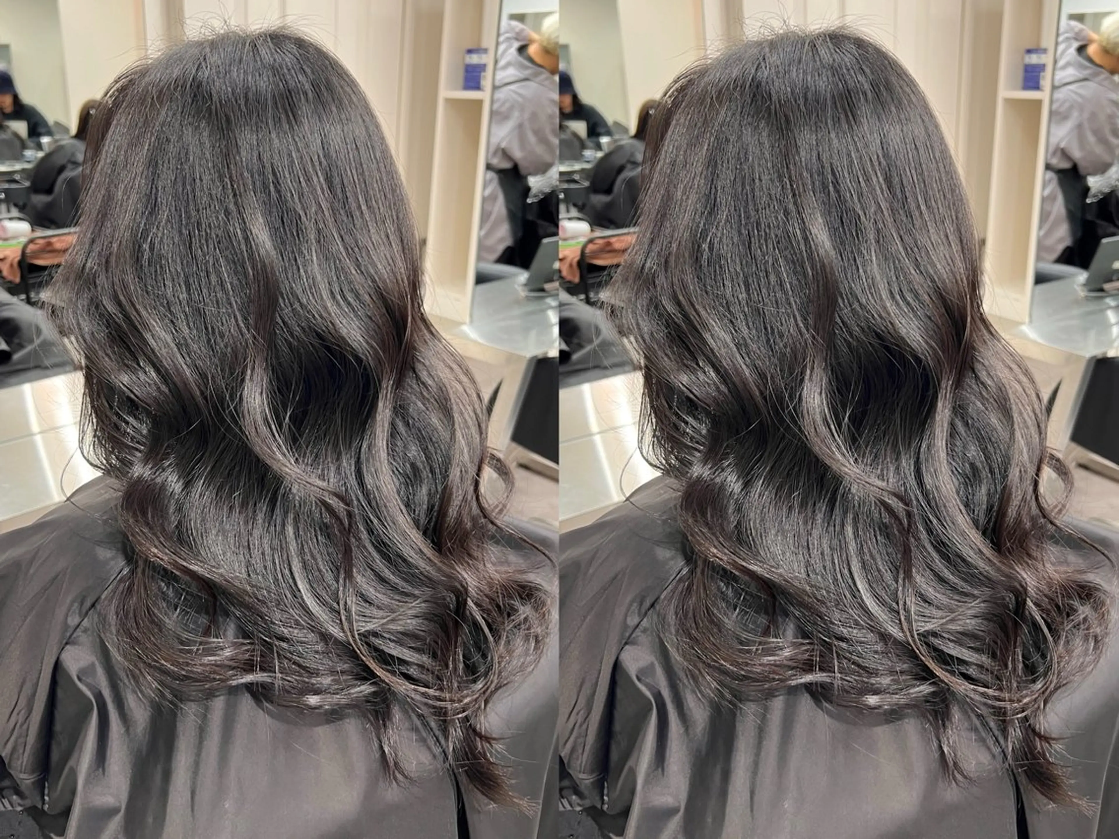 ミディアム 髪質改善 トリートメント カット 💕韓国レイヤー× 髪質改善 宮内諒のヘアスタイル