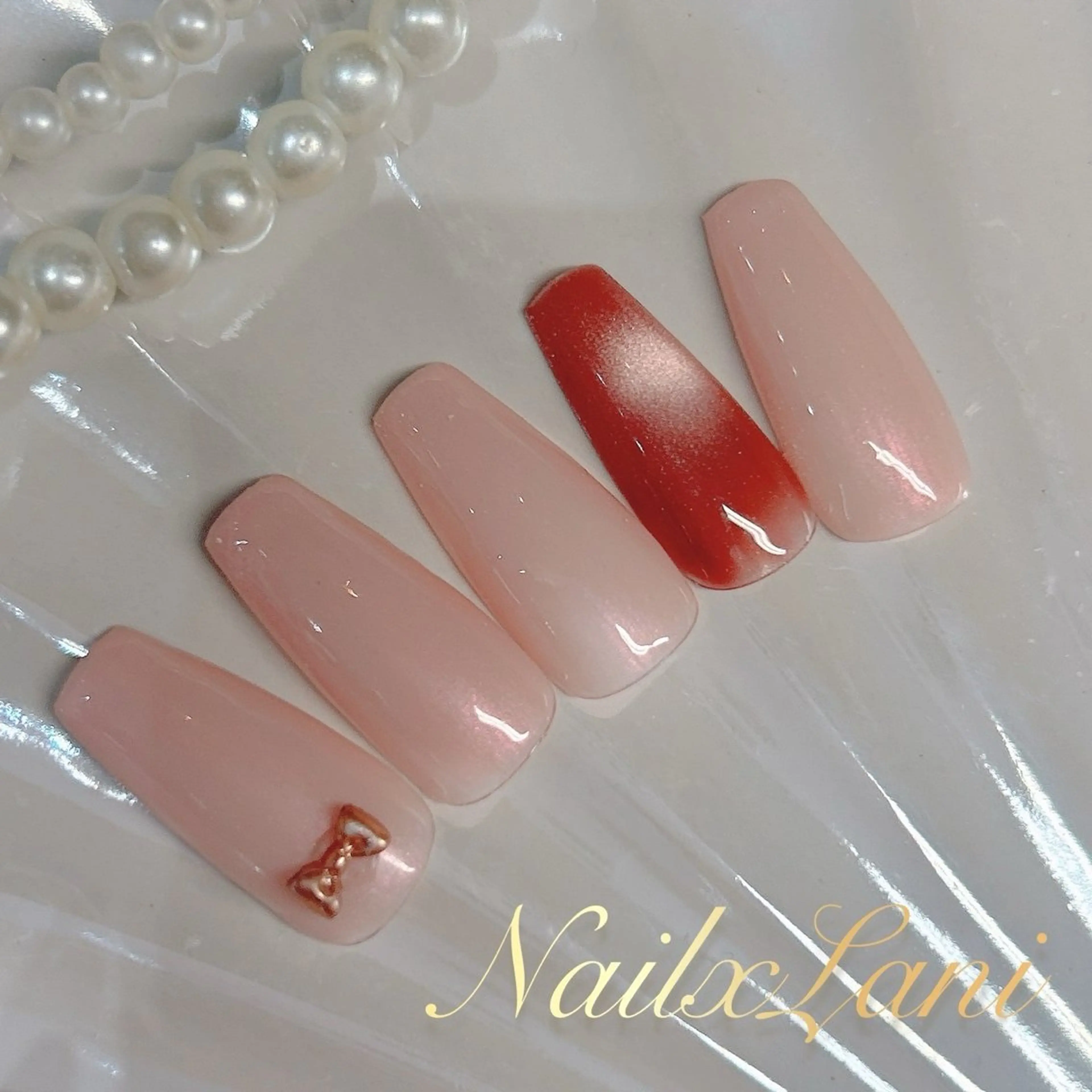 ネイル フットネイル ジェルネイル マグネットネイル パラジェル 練馬駅近ネイルラニ 不細工爪90分で美爪のネイルデザイン