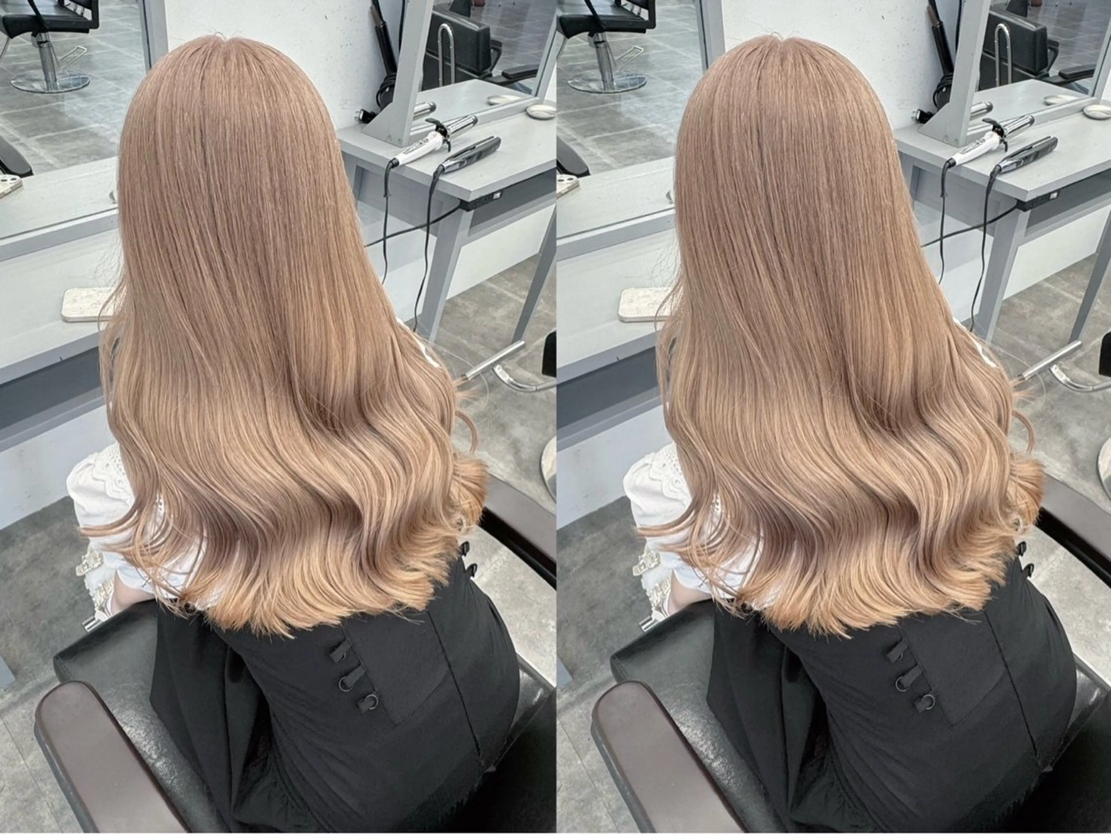 リタッチ(ブリーチ)➕カラーの写真