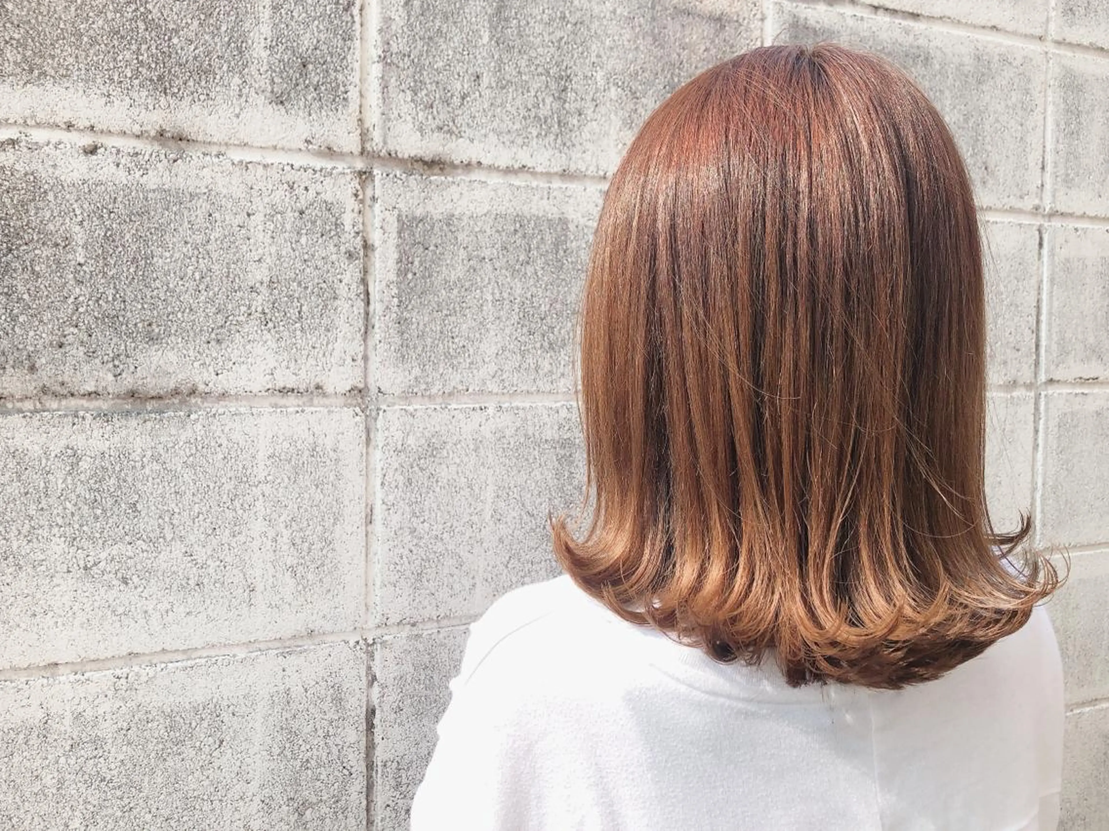 ミディアム カラー Angelica／ WAKOのヘアスタイル