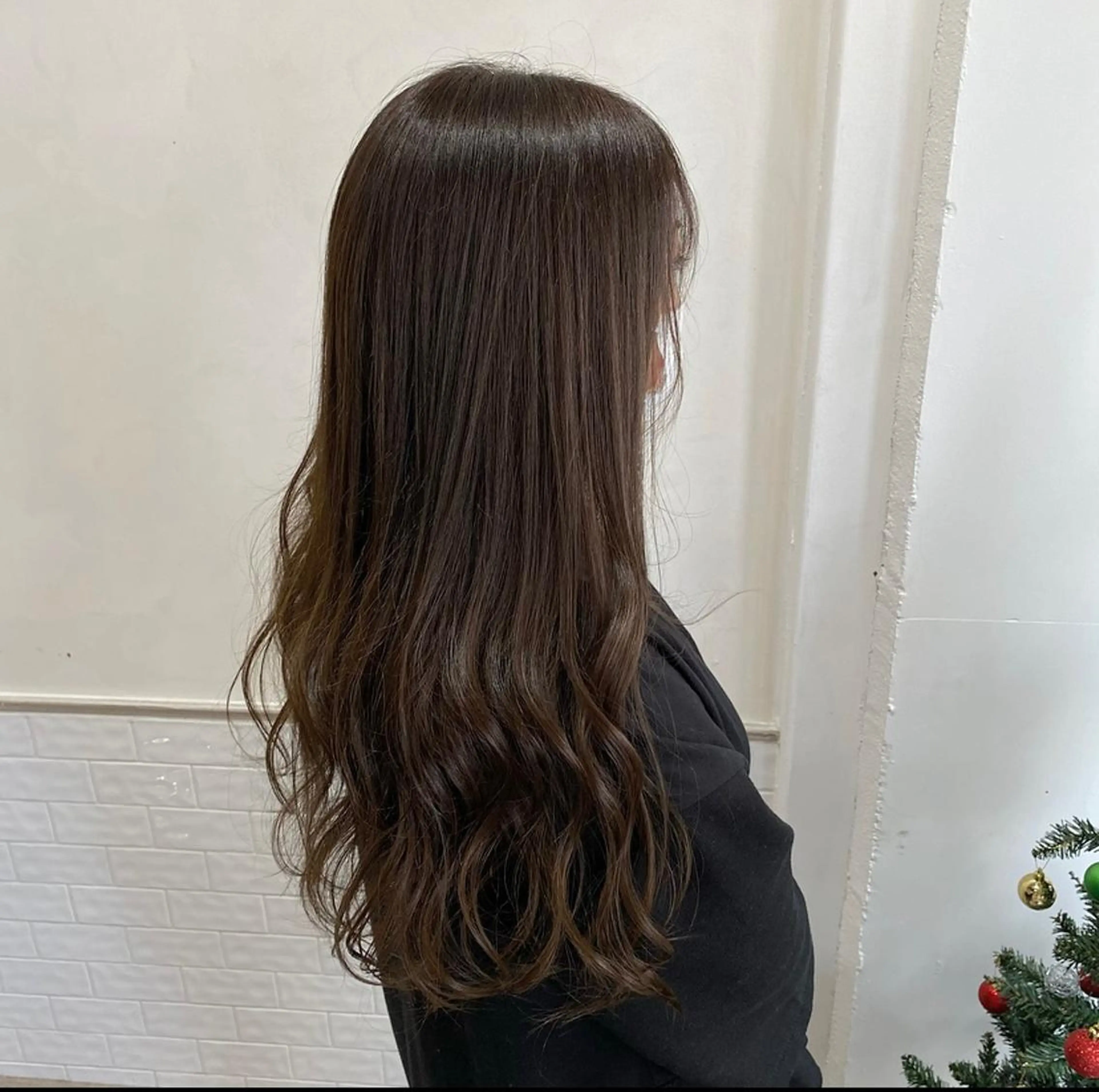 セミロング カラー ブリーチ ケアブリーチ ダブルカラー ハイライトカラー イルミナカラー ✂︎透明感カラー特化 /日和優真✂︎のヘアスタイル